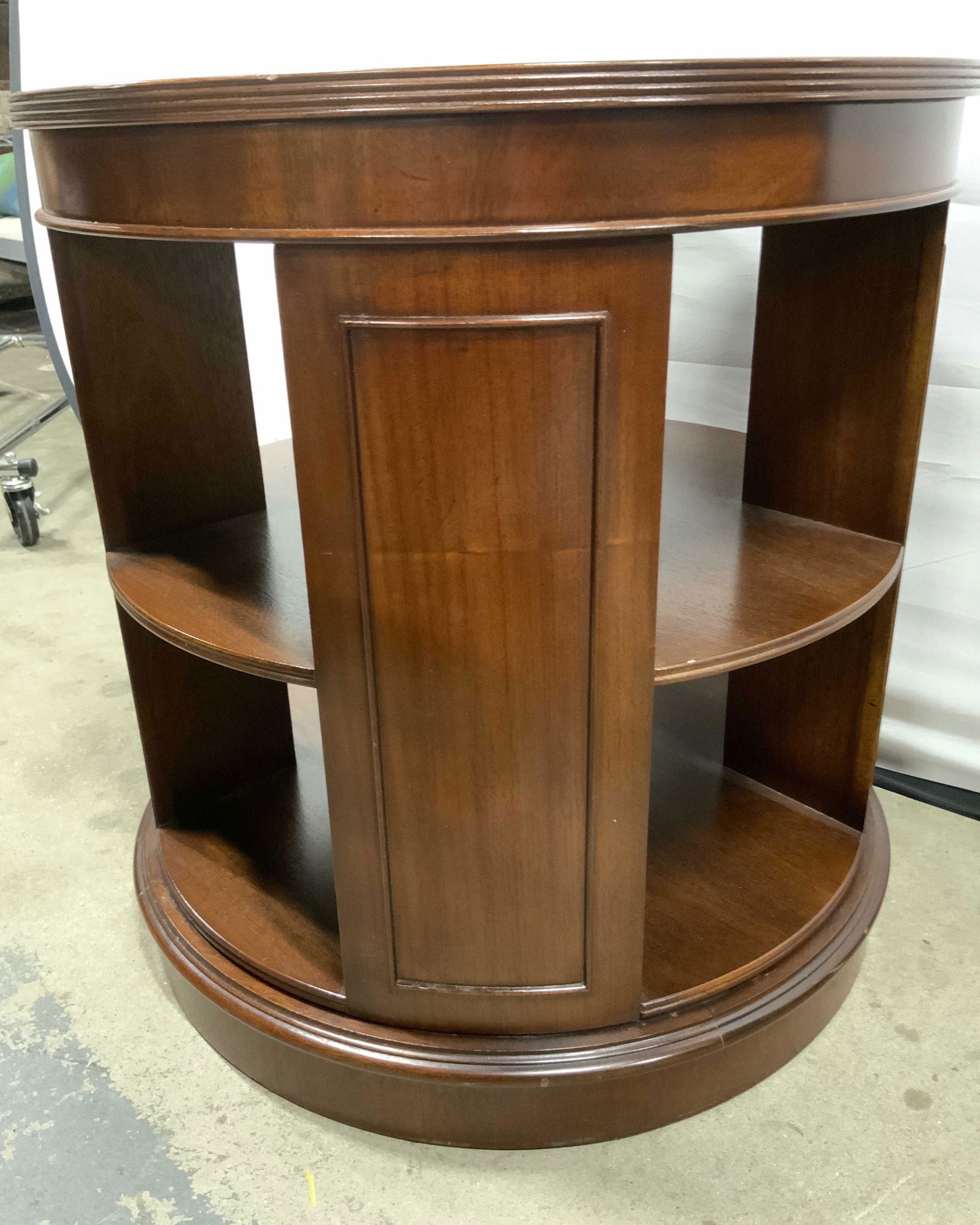 Vintage Mahogany Revolving Side Table (1 of 10)