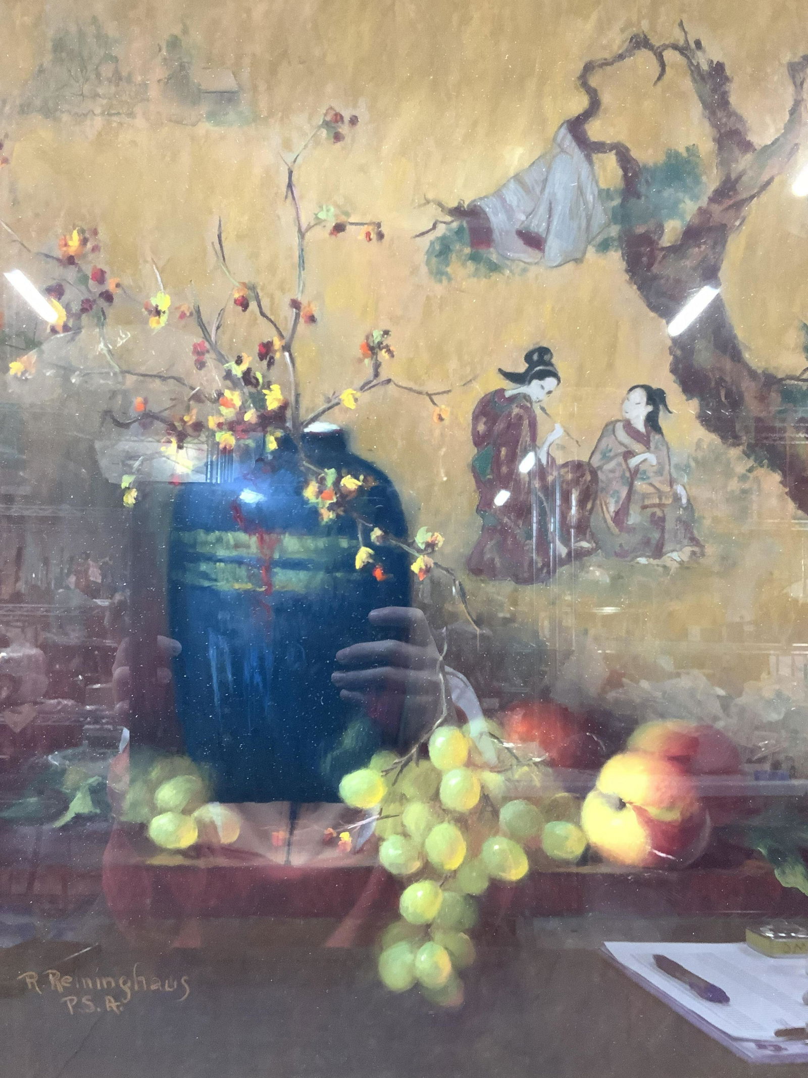 RUTH REININGHAUS Signed Pastel Still Life (1 of 12)