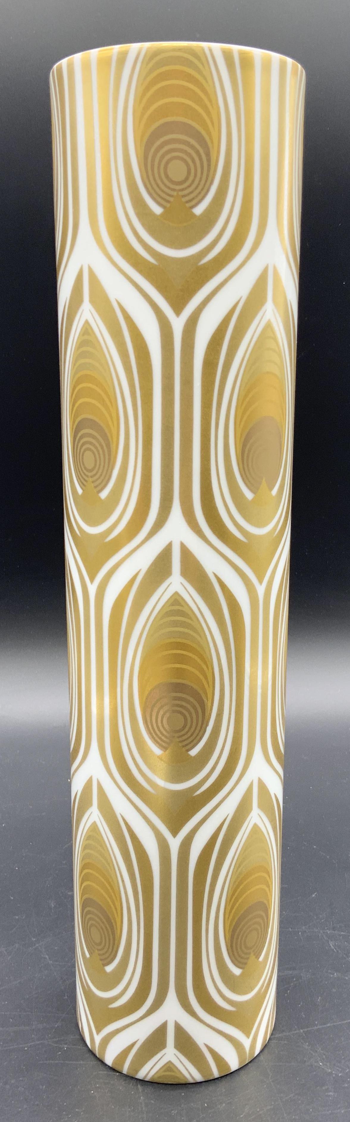 BJORN WIINBLAD Rosenthal Cylinder Porcelain Vase (1 of 12)