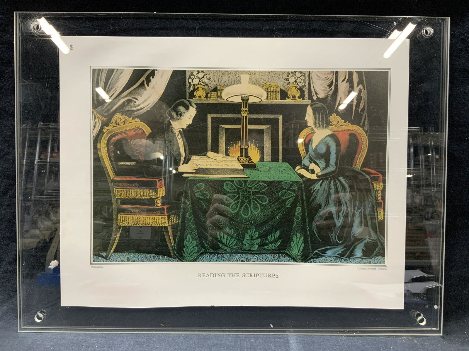 Currier Double Sided Bookplates Within Acrylic (1 of 11)