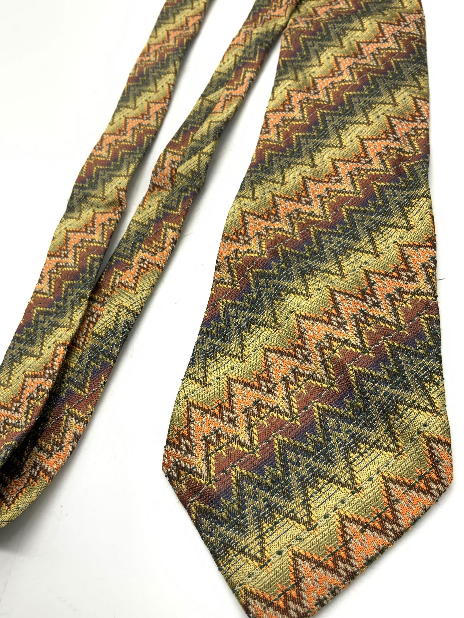 MISSIONI CRAVATTE Silk Tie, Italy (1 of 7)