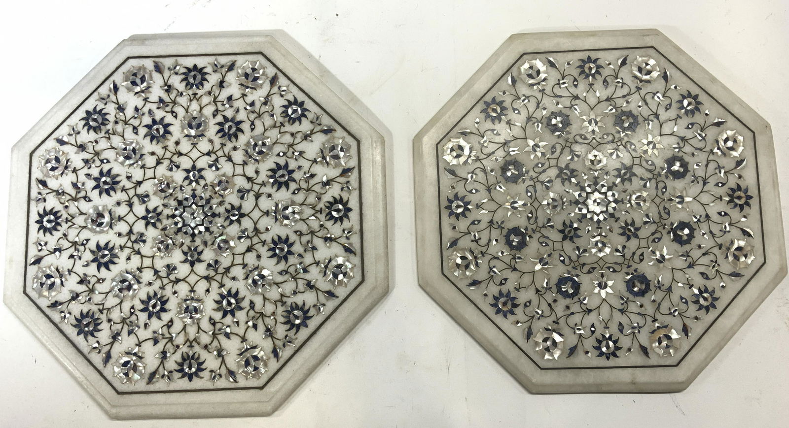 Pair Marble Pietra Dura Tabletops (1 of 11)