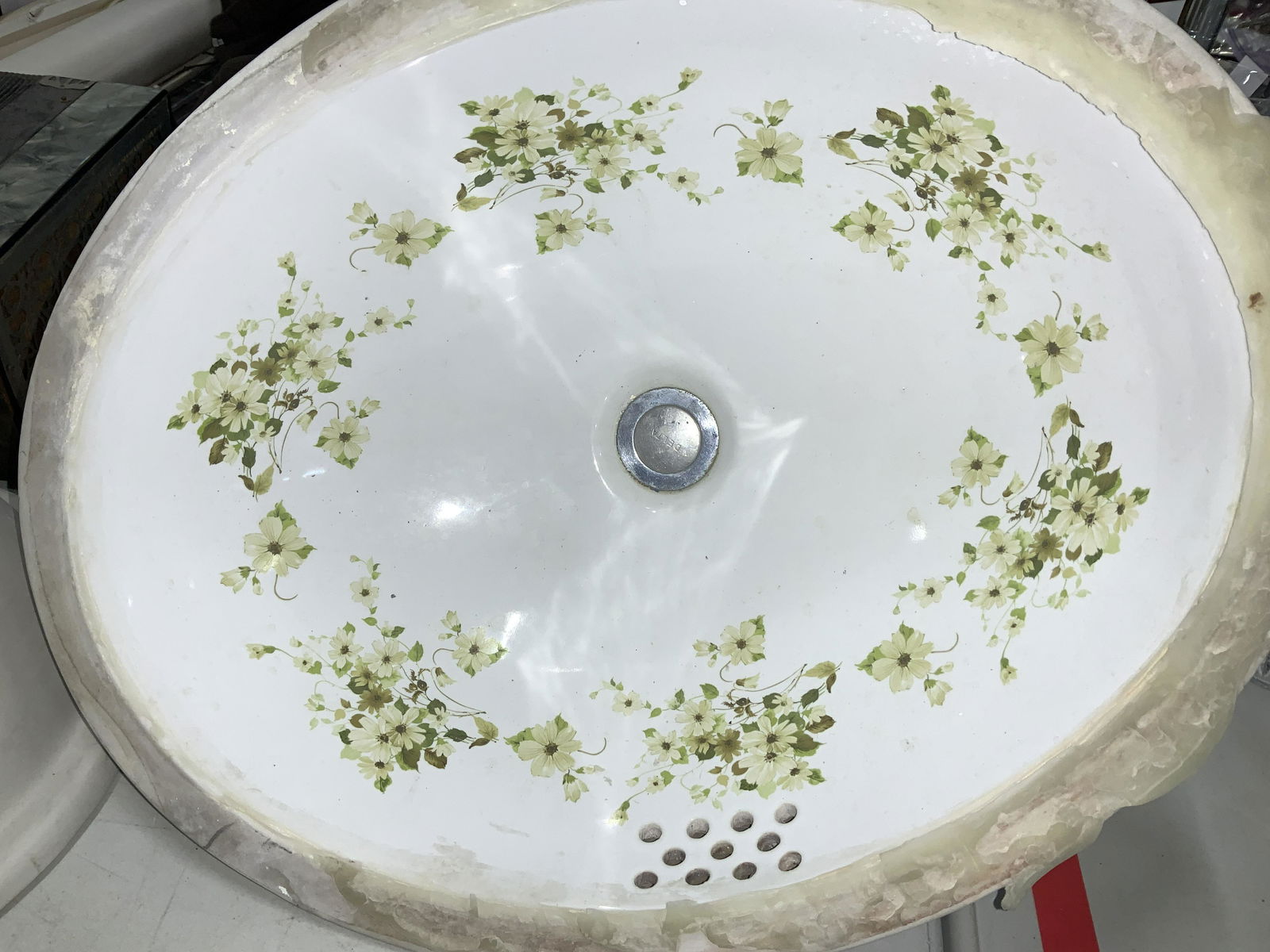 Pair Heavy Porcelain Cesame Sinks, Italy (1 of 7)