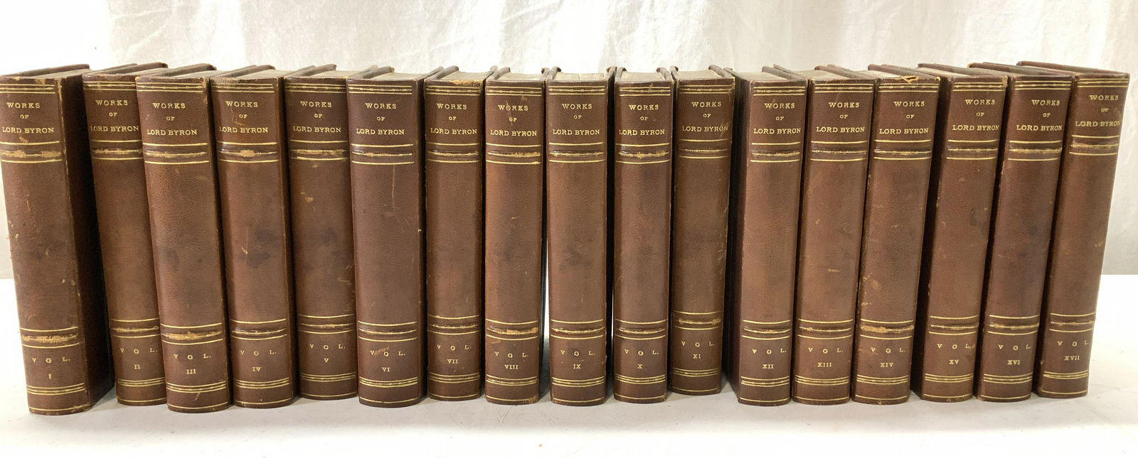 Works of Lord Byron set 17, 1st Ed Antique Books (1 of 15)