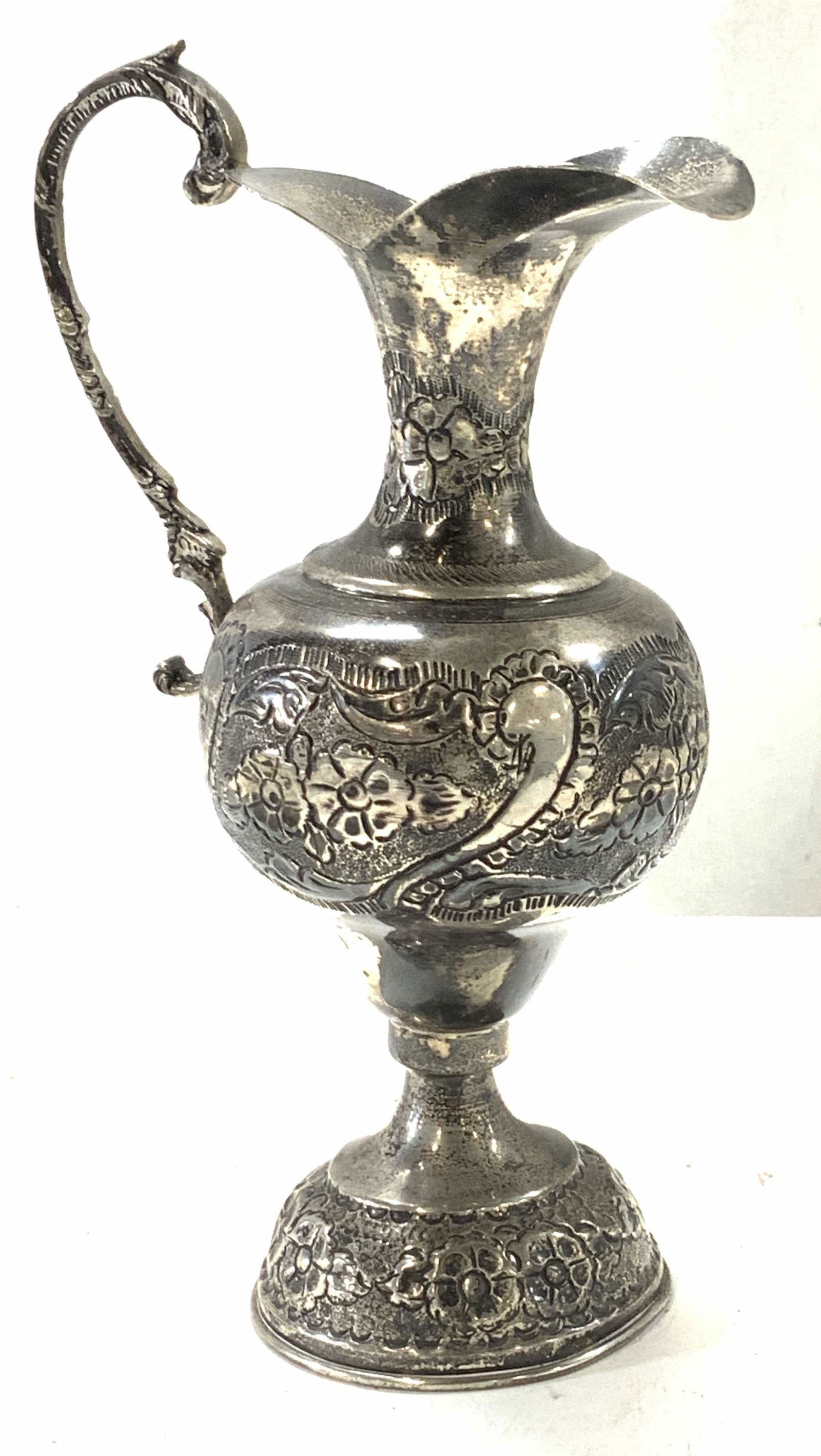 CONTINENTAL SILVER Etched Ewer (1 of 7)