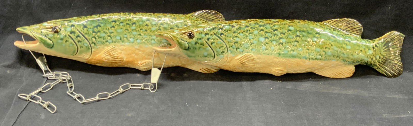 LAWSON 93 Signed Ceramic Bass Fish Wall Decor (1 of 17)