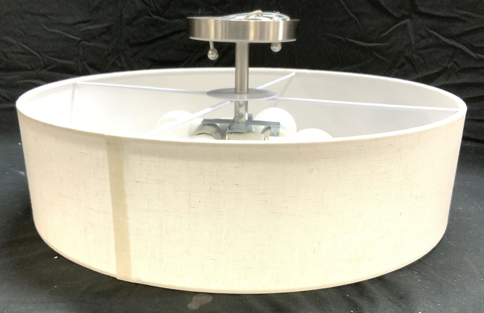 MCM Style 4 Bulb Drum Ceiling Light, new (1 of 6)