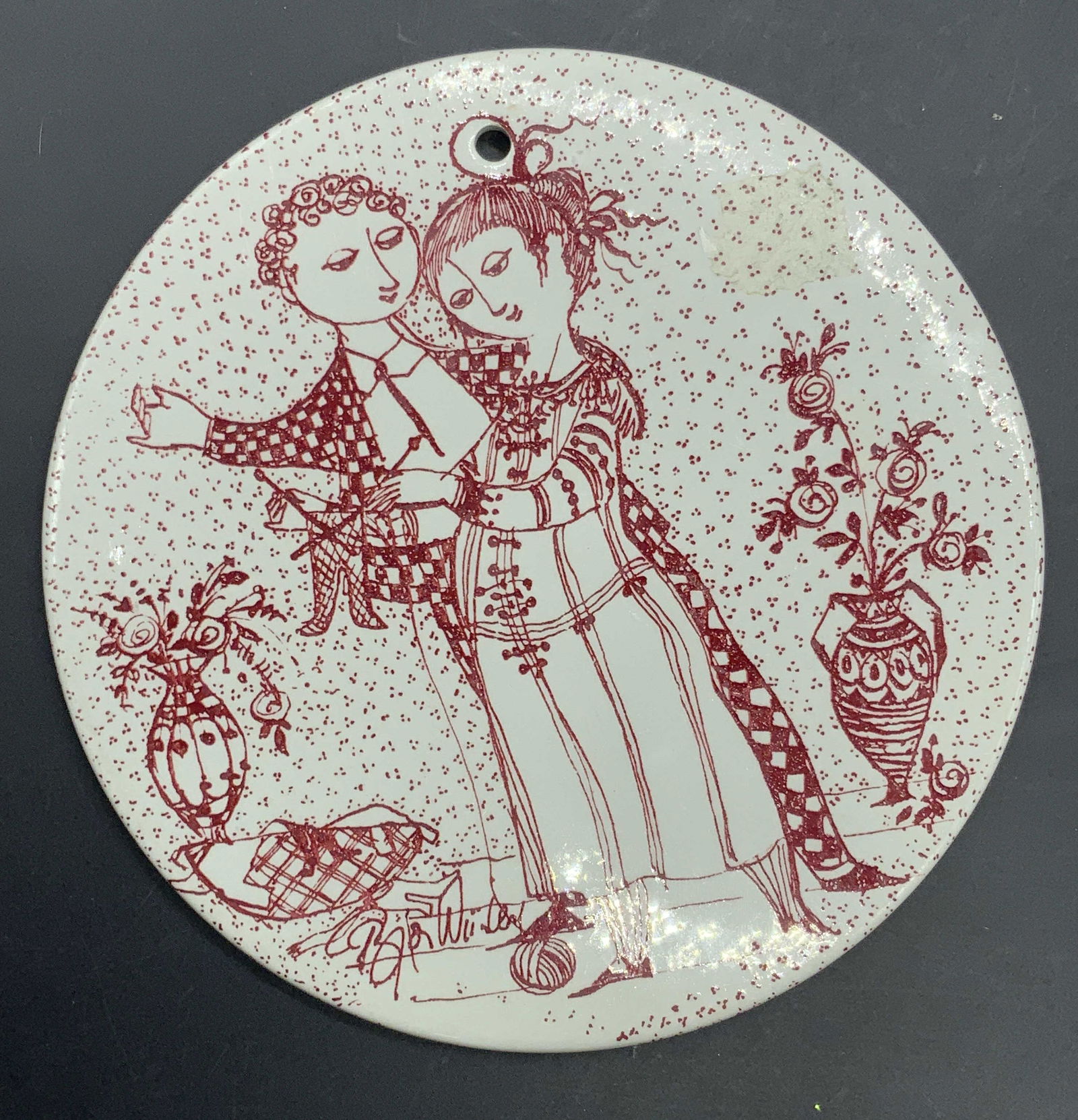 BJORN WIINBLAD Nymolle Denmark Optimisme Plate (1 of 10)