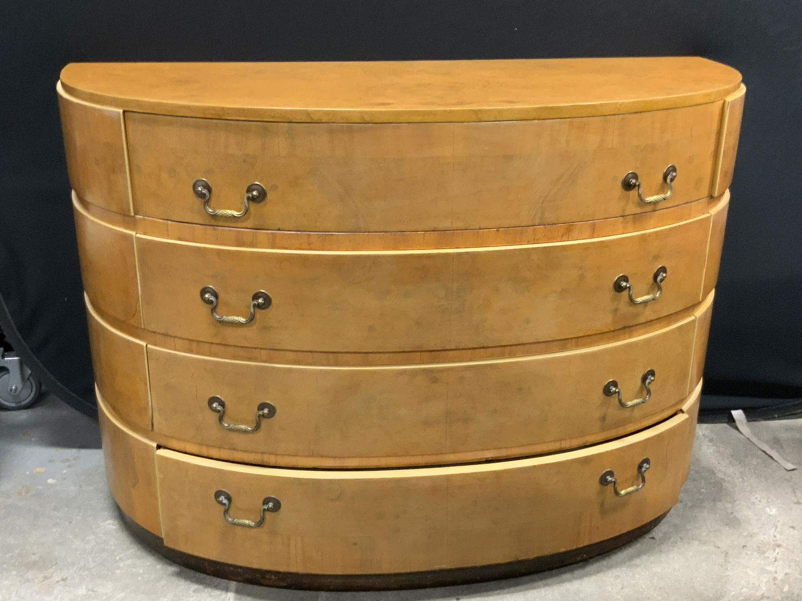 RED LION FURNITURE Art Deco Style Maple Dresser (1 of 13)