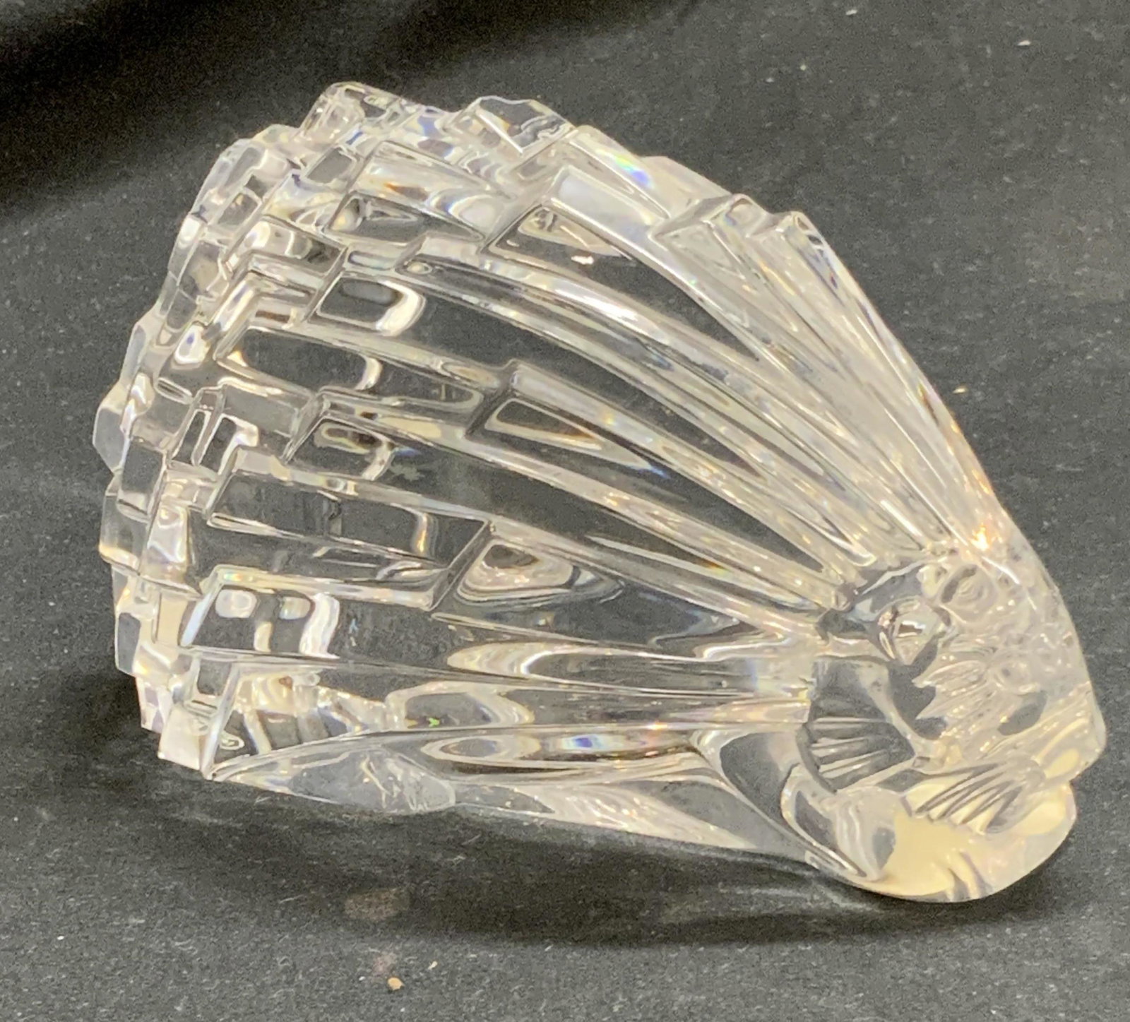 BACCARAT Cut Crystal Porcupine Figurine, France: Baccarat cut crystal porcupine figurine. Trademark etched to underside. Made in France. In good condition. Measures approx. 5 x 2.25 x 3 inches. Baccarat, baccarat porcupine, baccarat figurine, cut cr