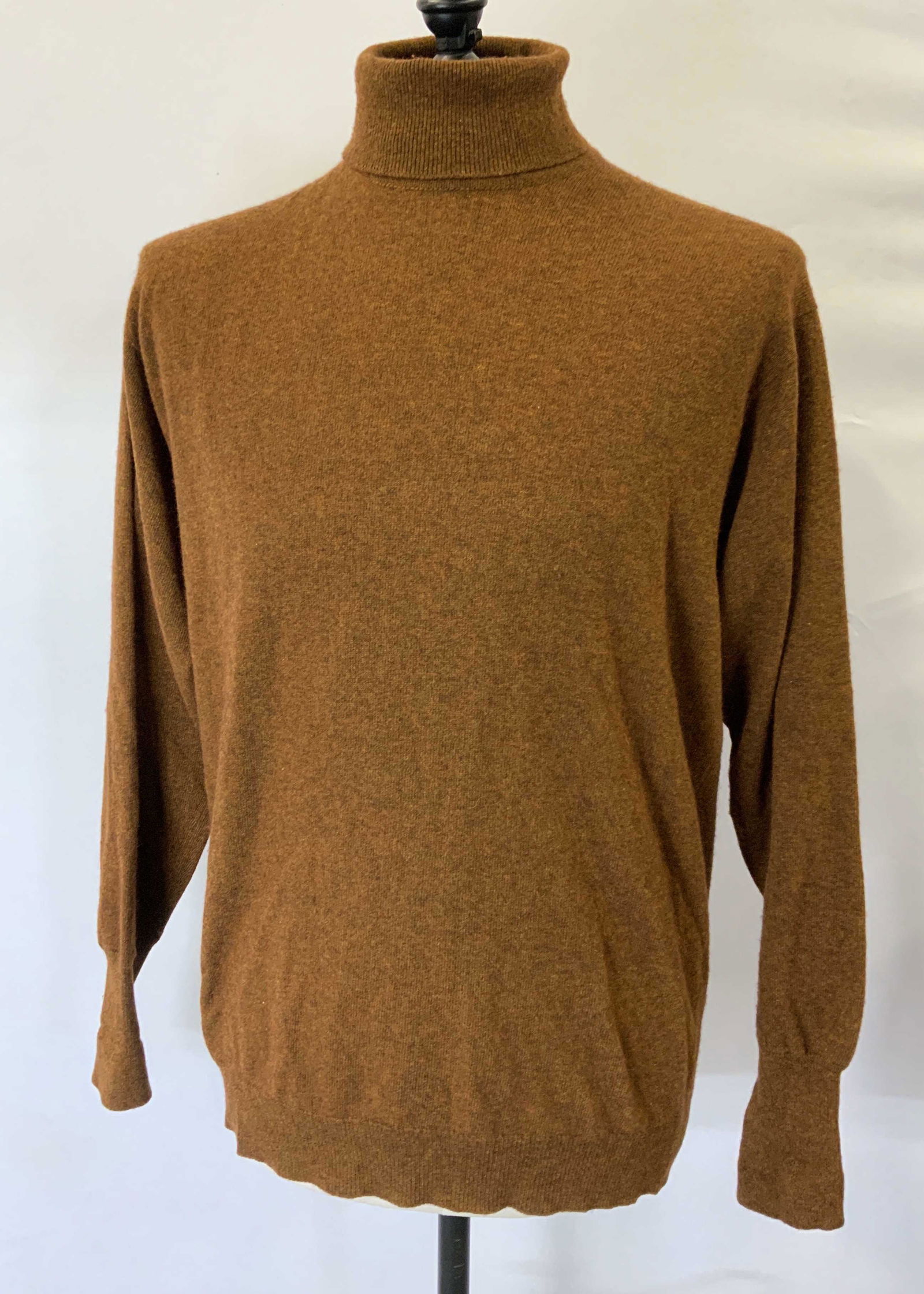 GUCCI Brown Cashmere Turtleneck Sweater (1 of 5)