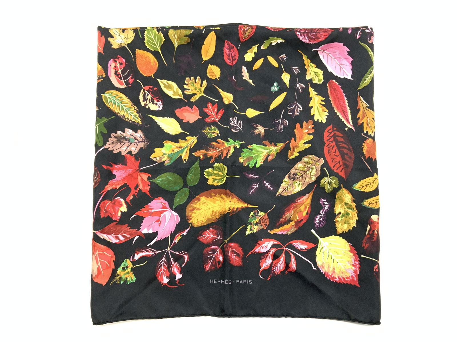 HERMES PARIS AUTUMN LEAF SCARF, France (1 of 7)