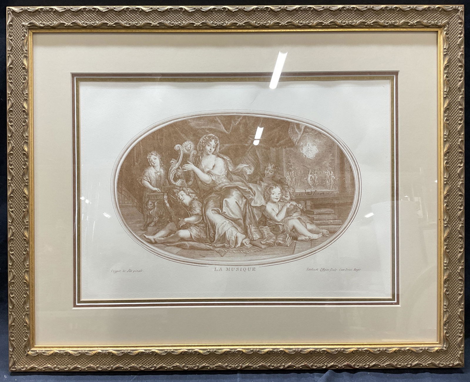 FRMD Intaglio Etching, The Music, after P. Sluyter (1 of 9)