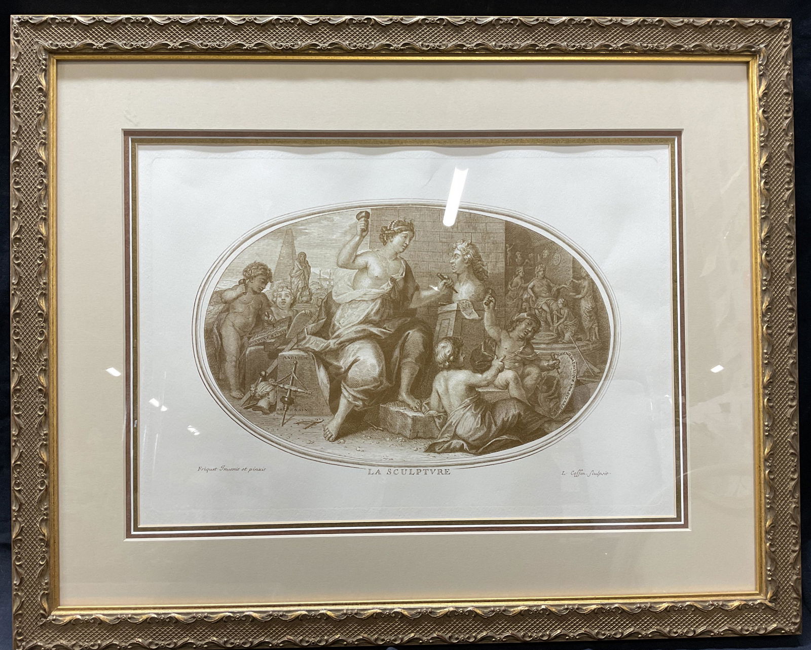 FRMD Intaglio Etching, The Sculptor, P Sluyter (1 of 8)