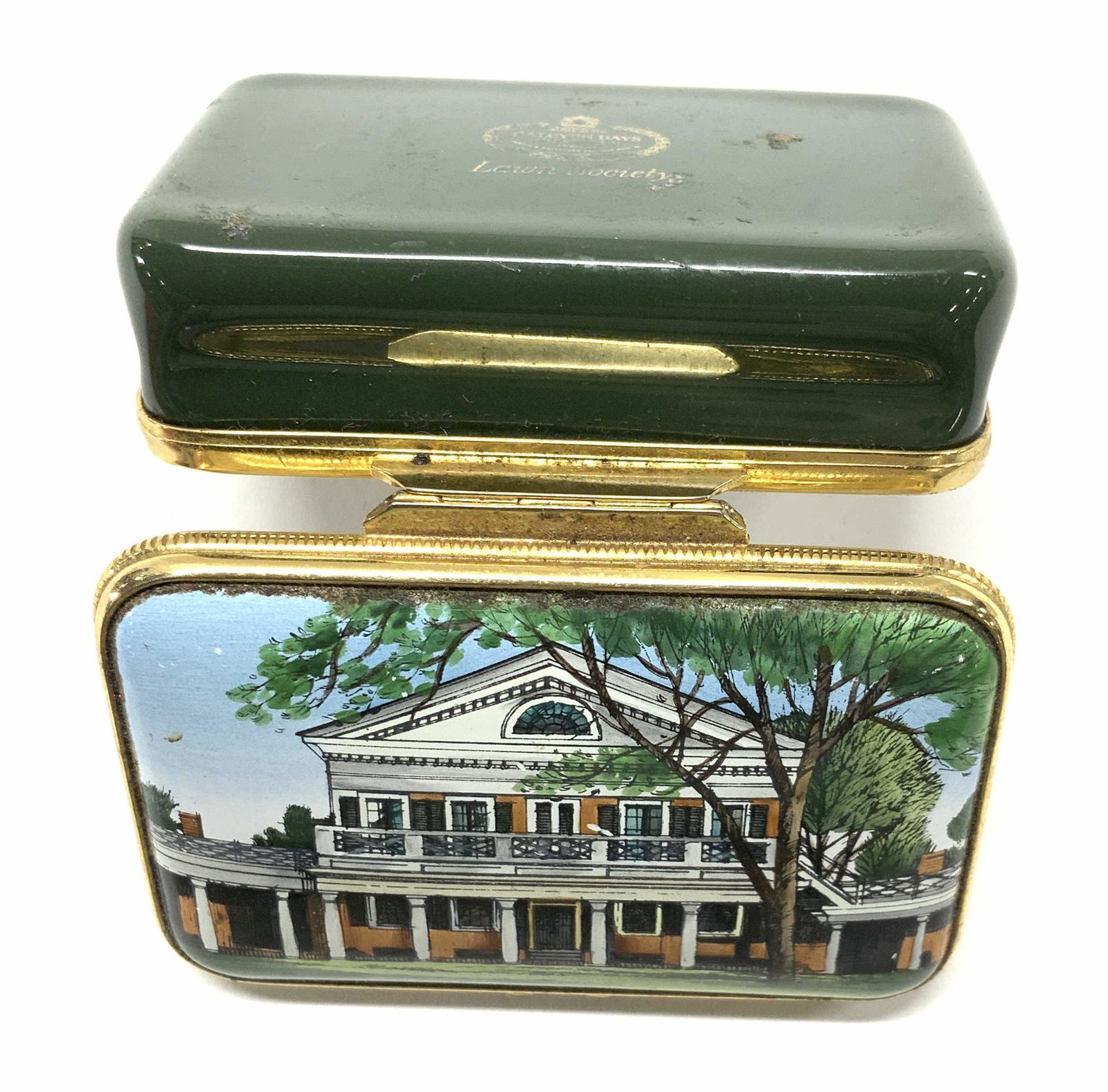 Collect. Halcyon Days Enamel Pillbox Pavilion 6 (1 of 5)