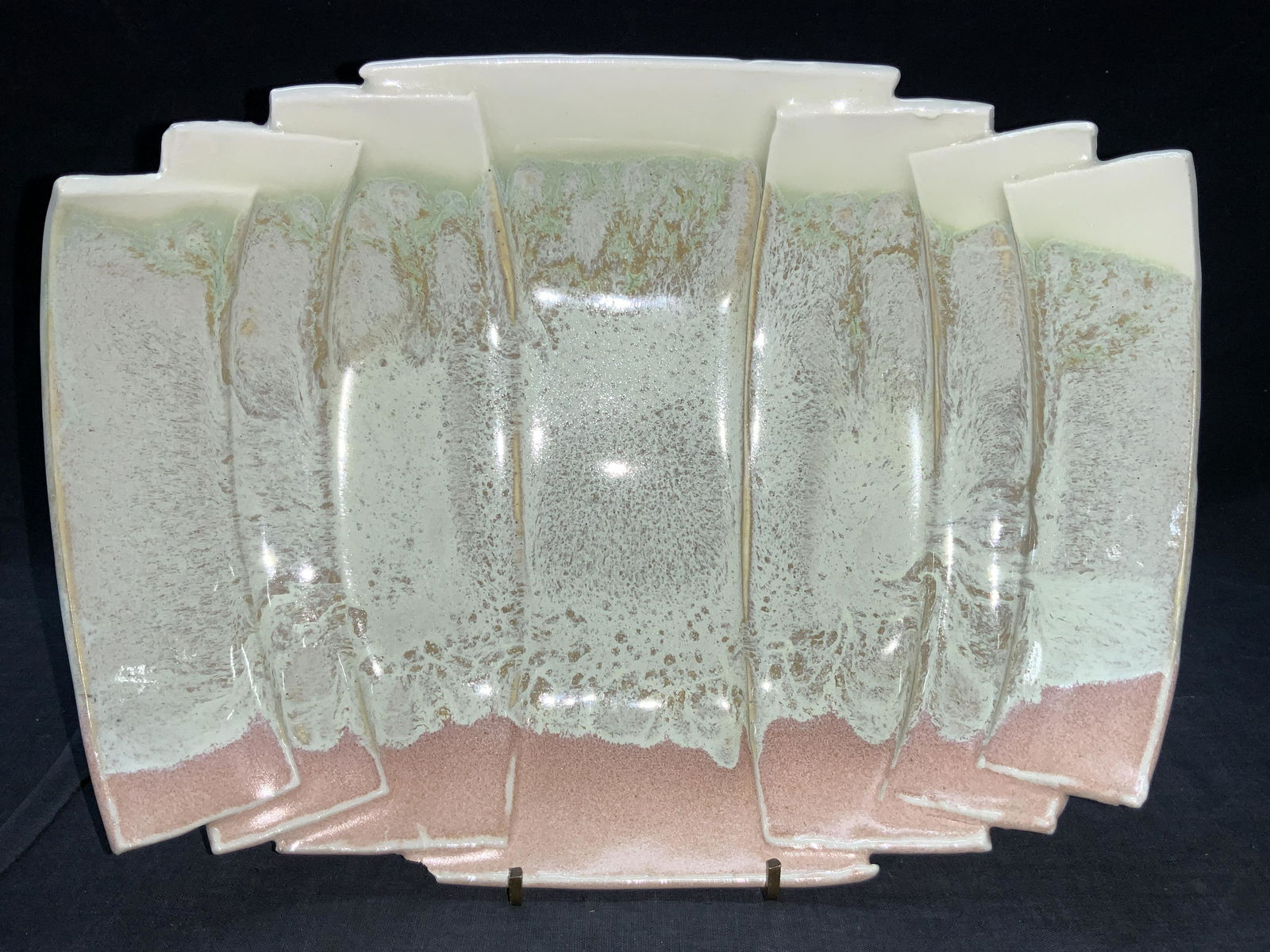 Signed Levitt Artisan Ceramic Dish (1 of 7)