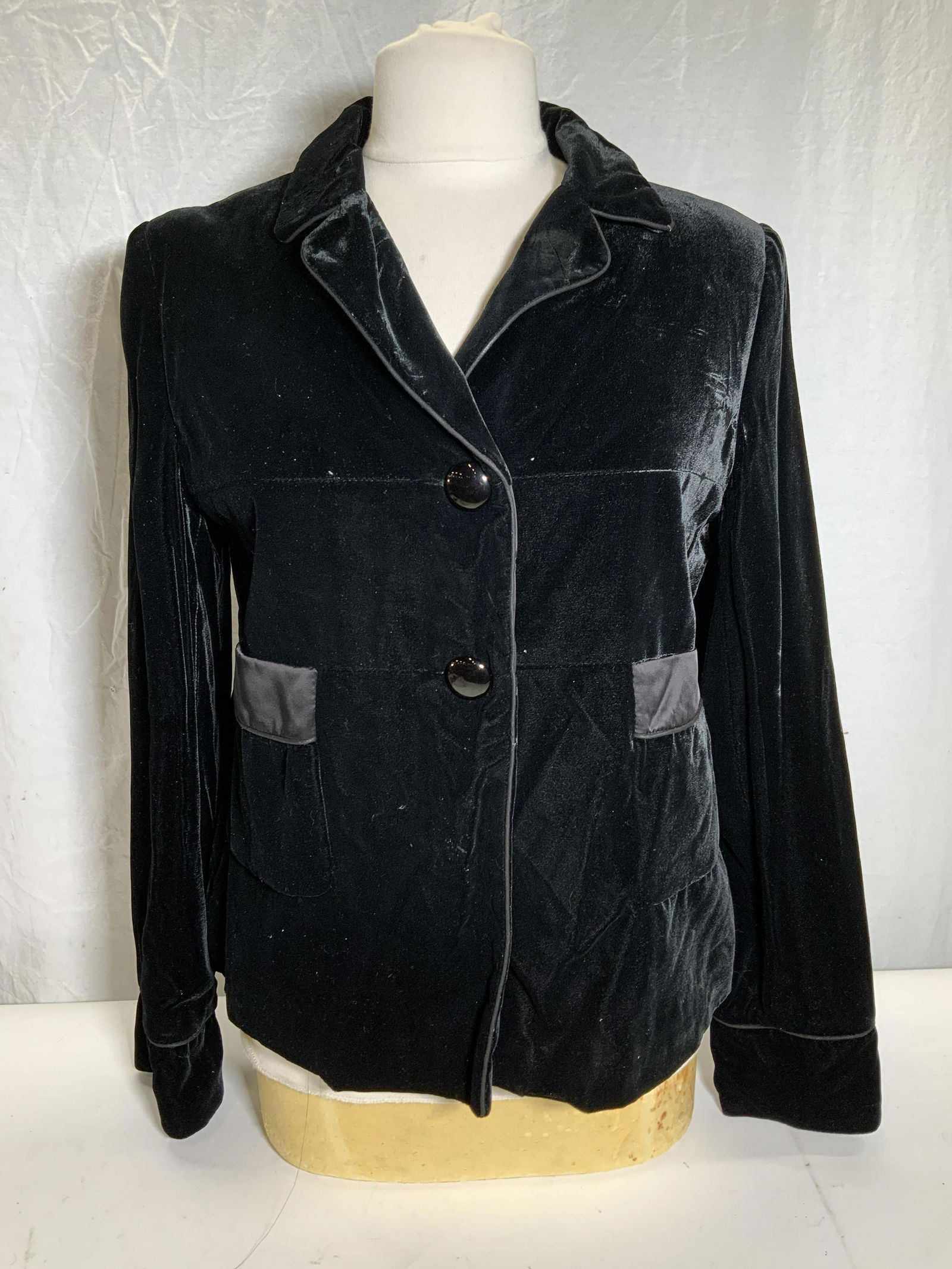 MIU MIU Black Velvet Jacket (1 of 4)