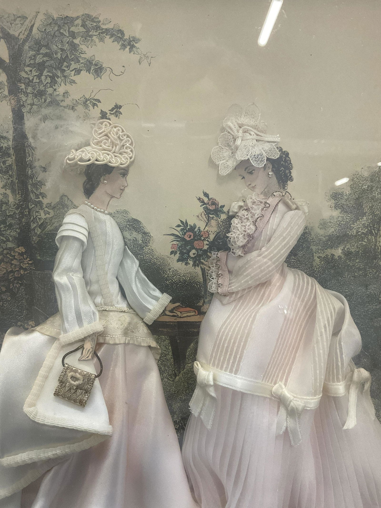 Framed La Mode Illustree 3D Assemblage Art (1 of 6)