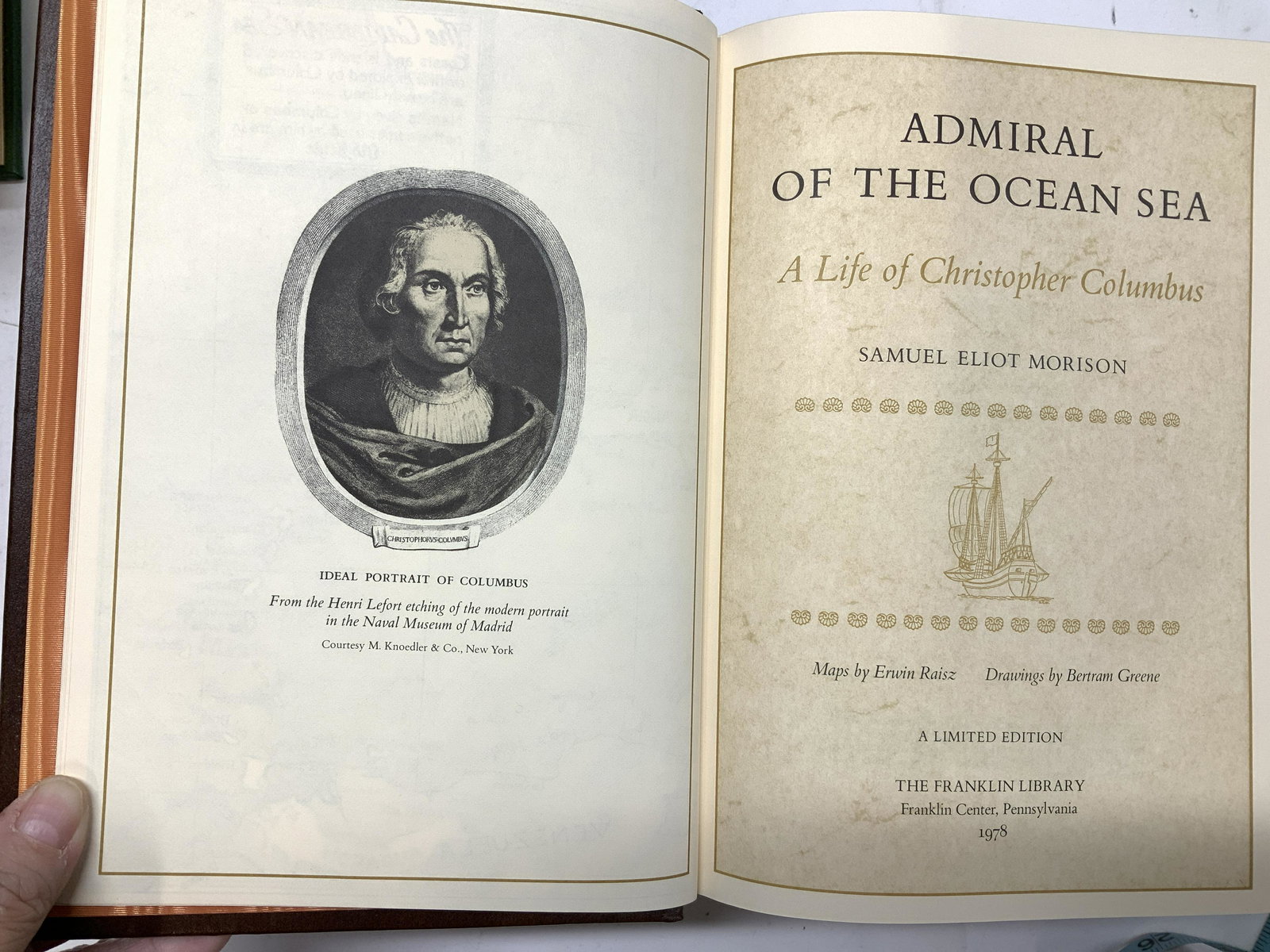 Book Admiral of the Ocean Sea C. Columbus (1 of 10)