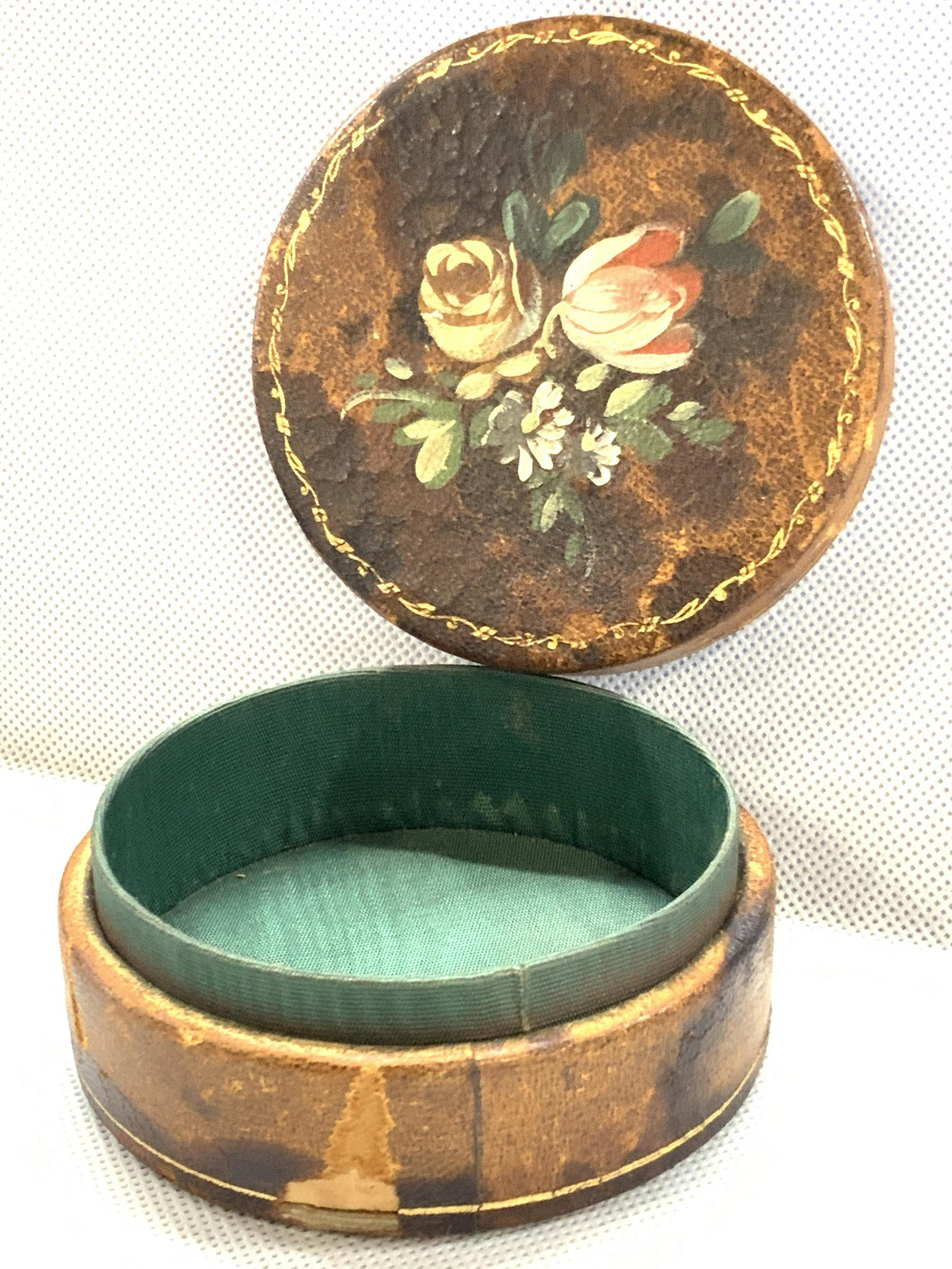 Harness Co. Hand Painted Leather Trinket Box (1 of 10)