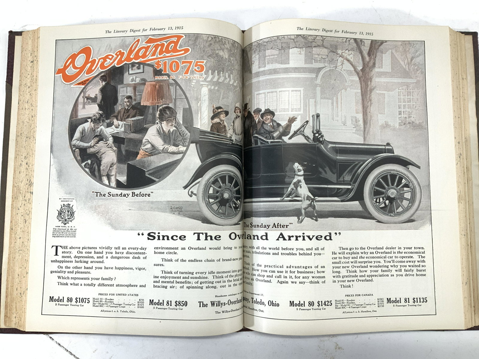 Antique The Literary Digest, c. 1915 (1 of 17)