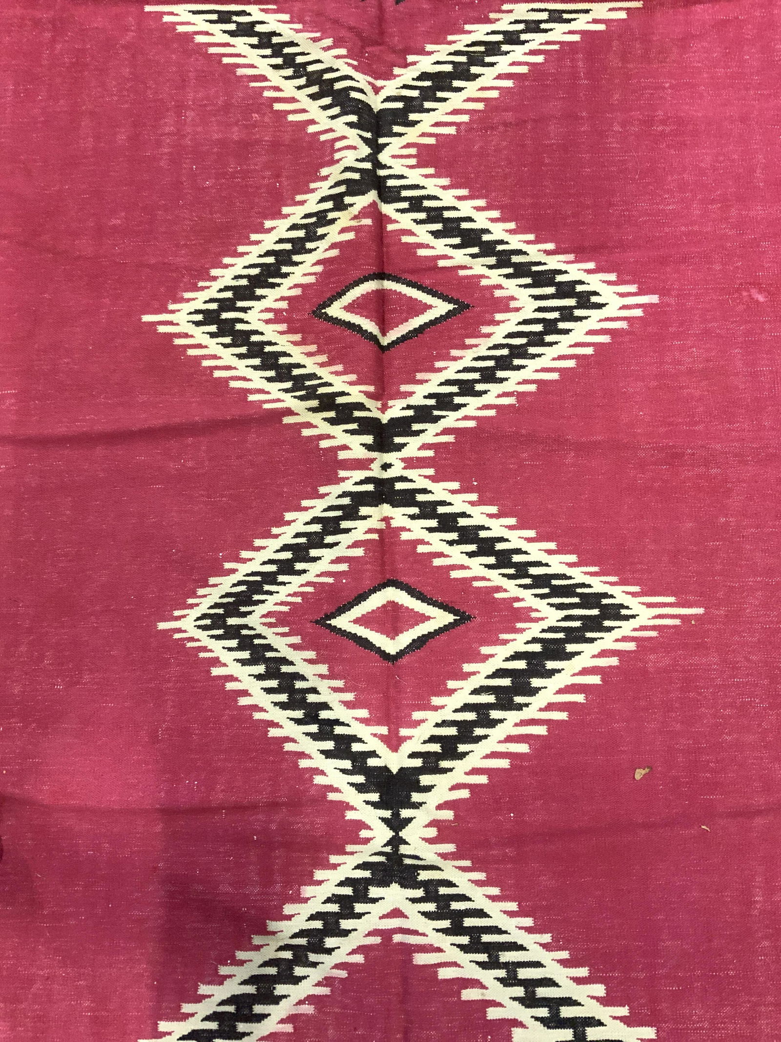 Vntg Handmade Wool Tribal Style Room Sz Rug (1 of 6)