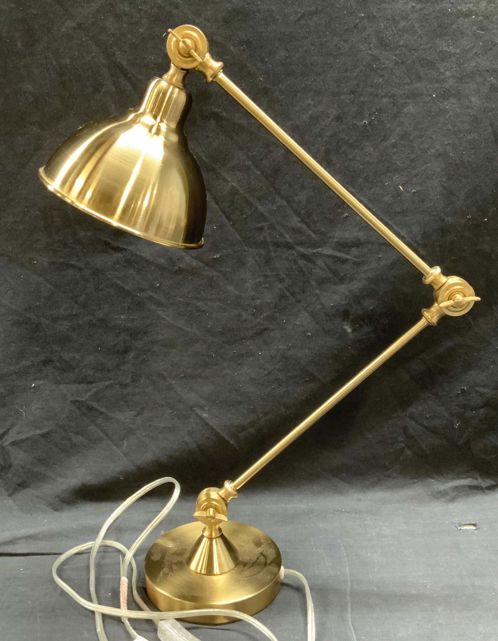 Brushed Gold Metal Piano Lamp (1 of 8)