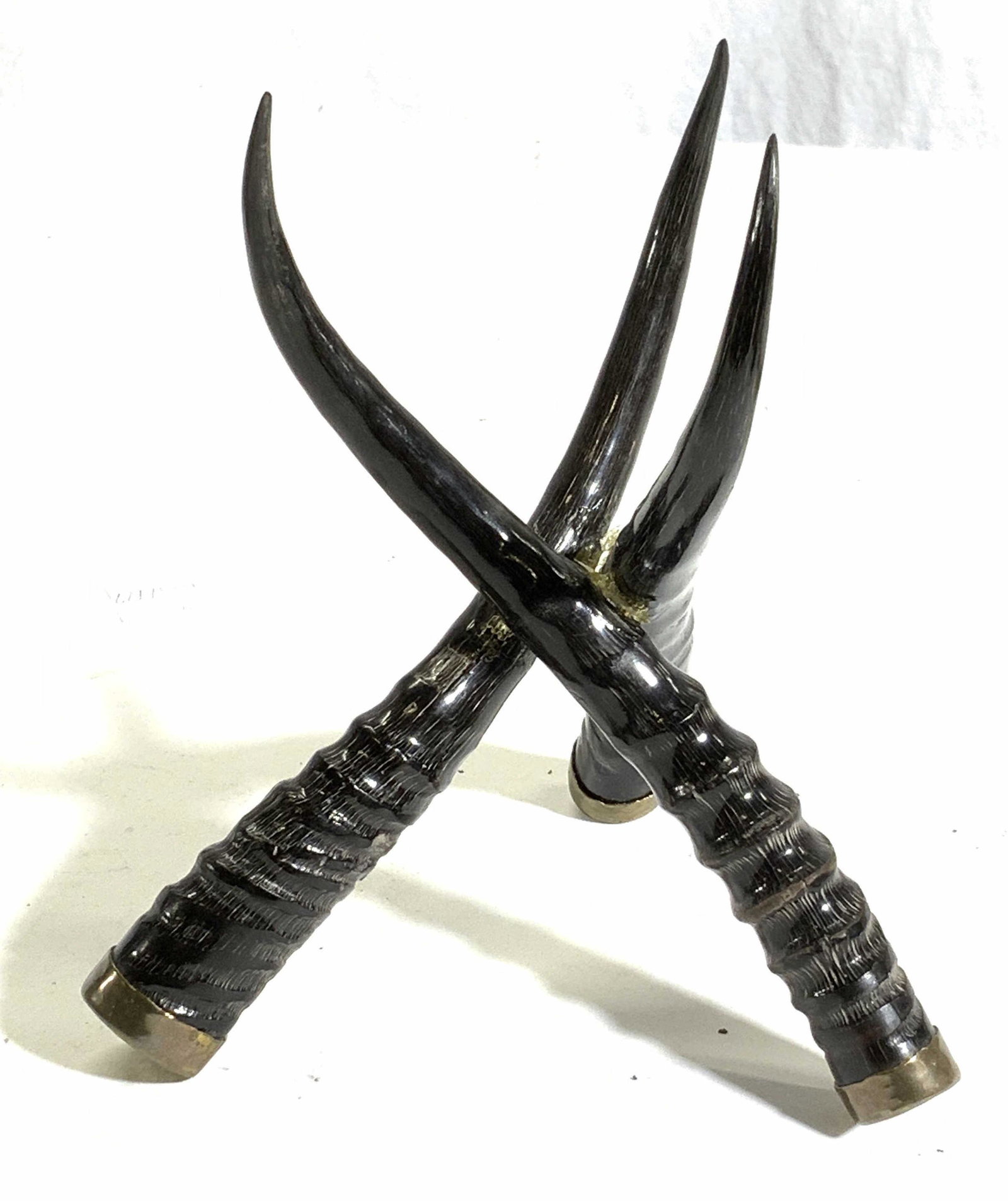 Russian Lacquerware Wood Antler Stand (1 of 5)