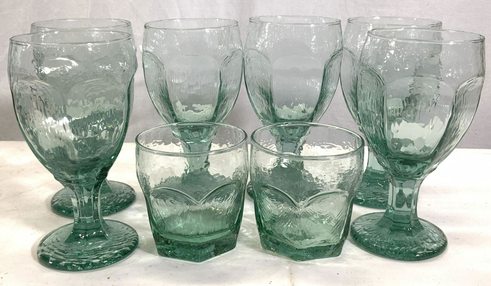 Thick Textured Glassware Set 8 (1 of 6)