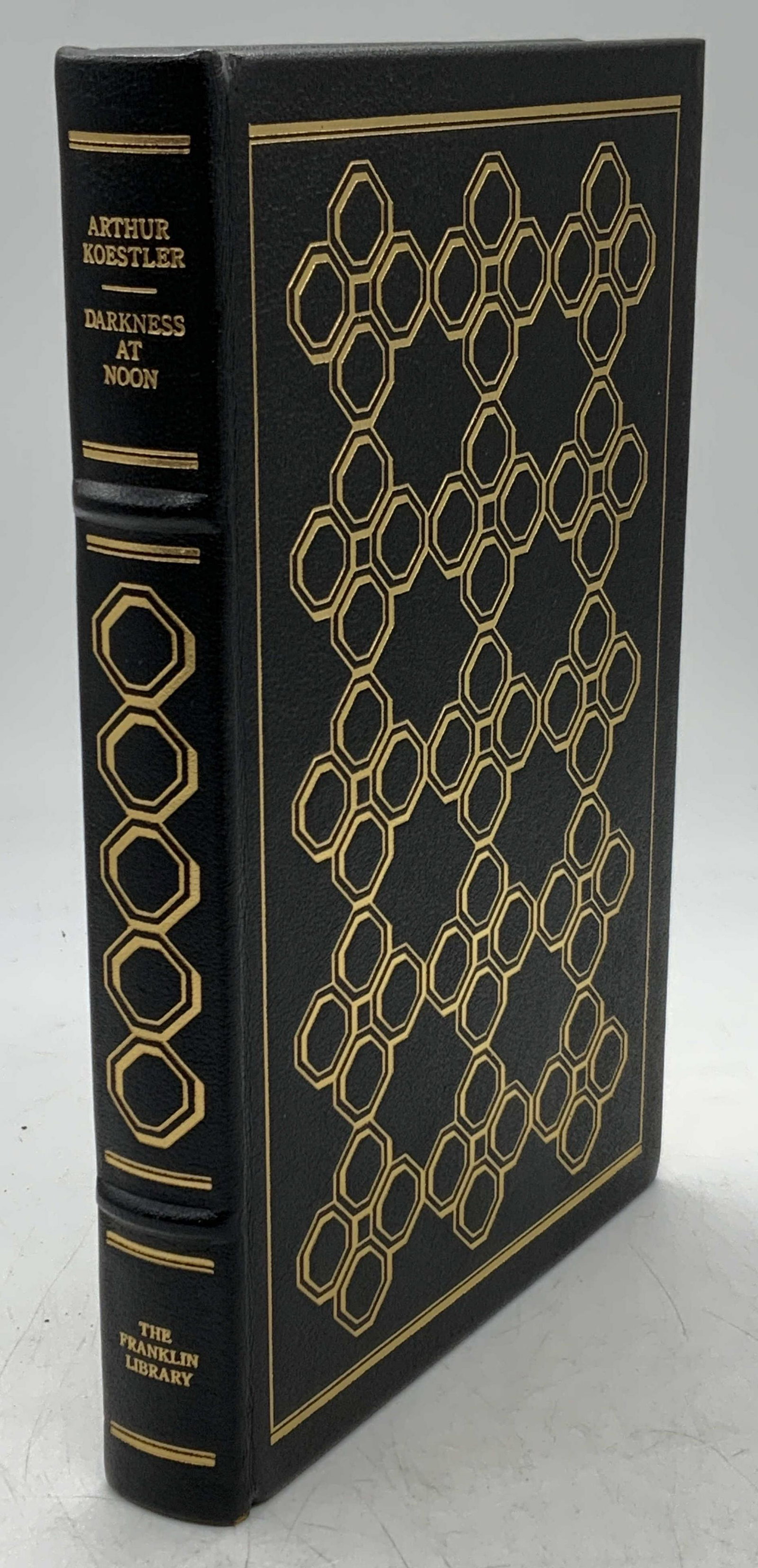 Signed Ltd Ed ARTHUR KOESTLER Darkness At Noon: Signed limited edition hardbound in leather copy of Darkness at Noon by Ar5hur KOESTLER. Signed by author to flyleaf. Translated by Daphne Hardy. Illustrated by George Roth. In good condition. Measure
