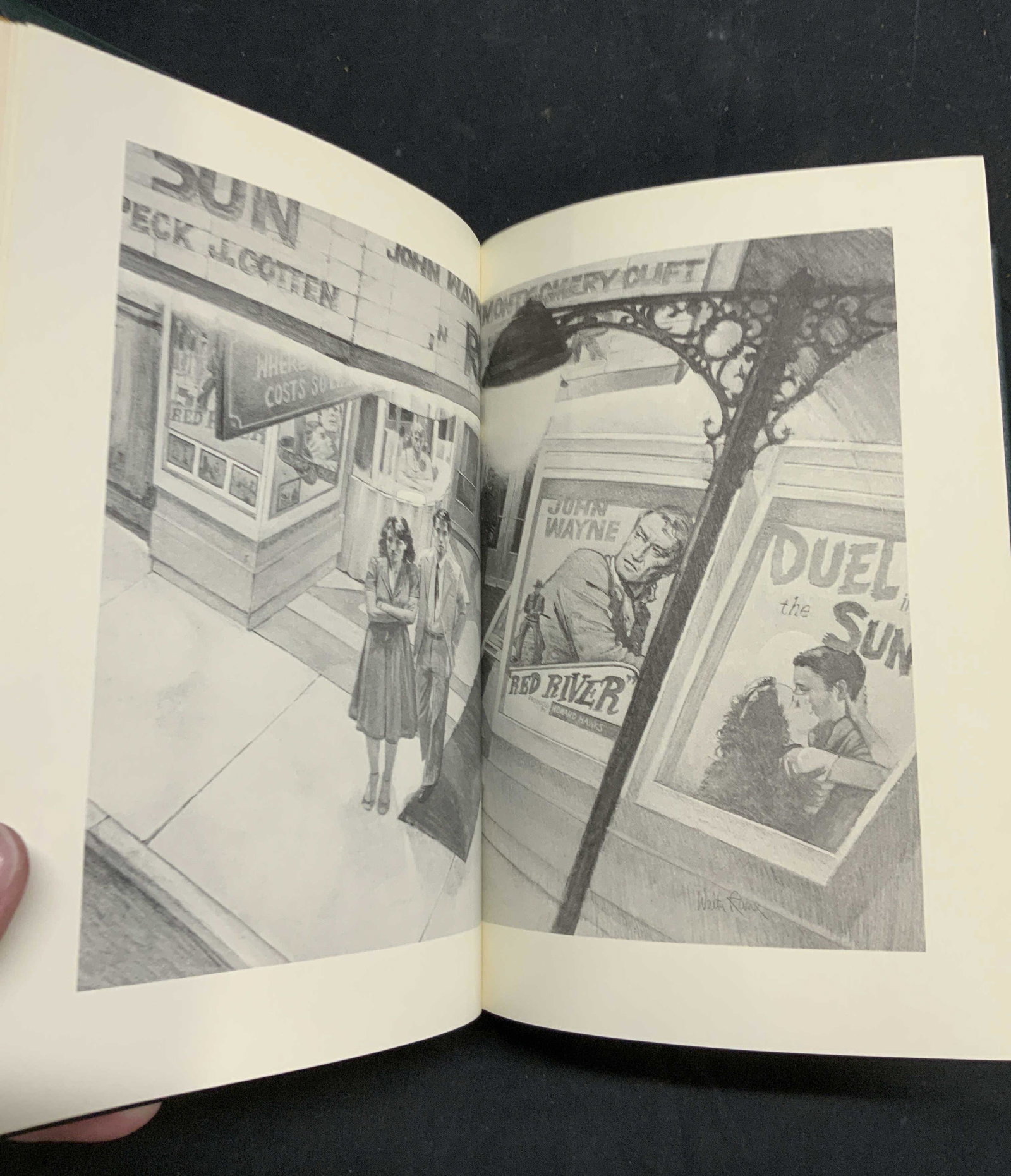 Signed Ltd Ed WALTER PERCY The Moviegoer: Signed limited edition hardbound in leather with gilt decoration copy of The Moviegoer by Walter Percy. Illustrated by Walter Rane. Signed by author to flyleaf. Published by The Franklin Library, 1980