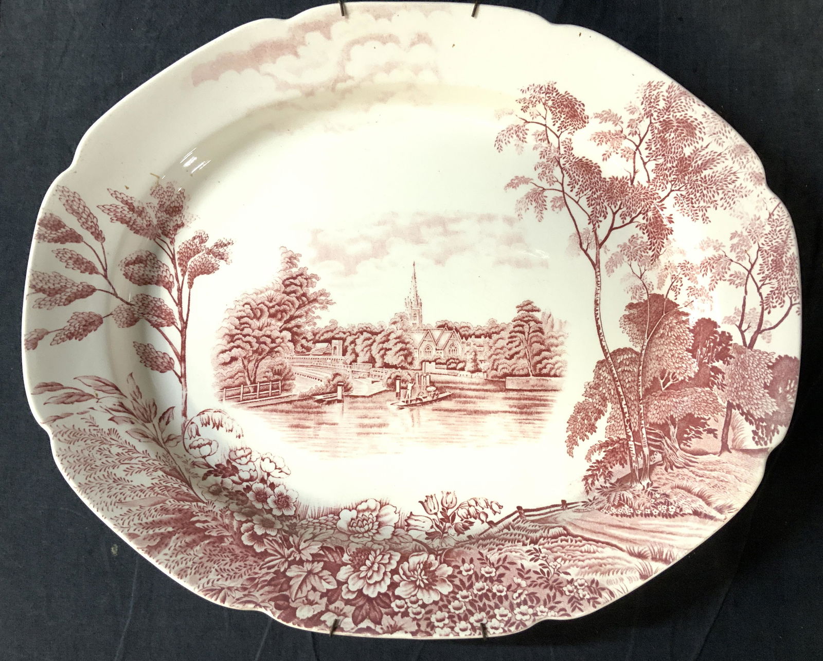 Poutney & Co The Thames River Ceramic Platter (1 of 6)