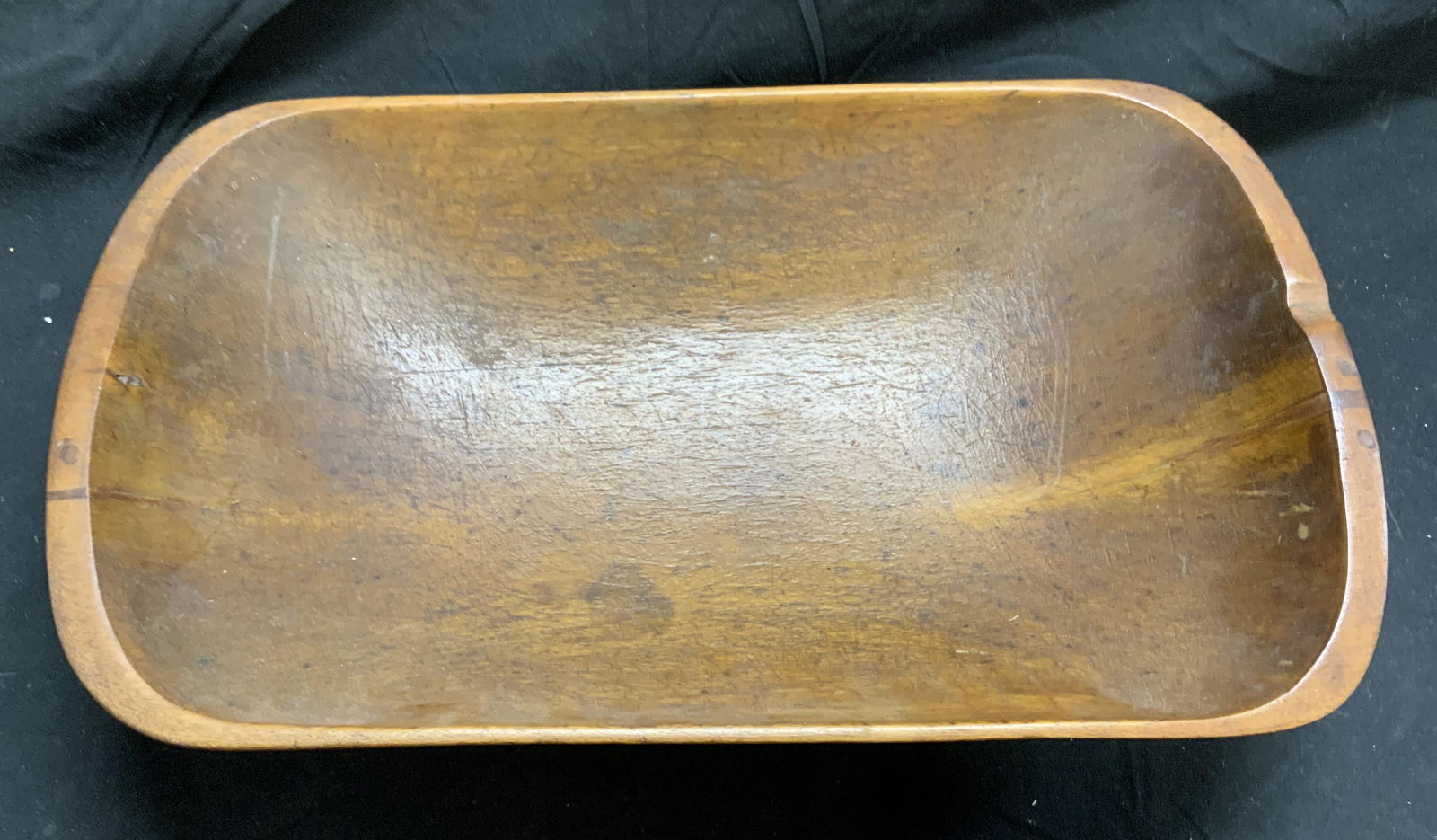 Vintage Wood Bread Bowl (1 of 6)