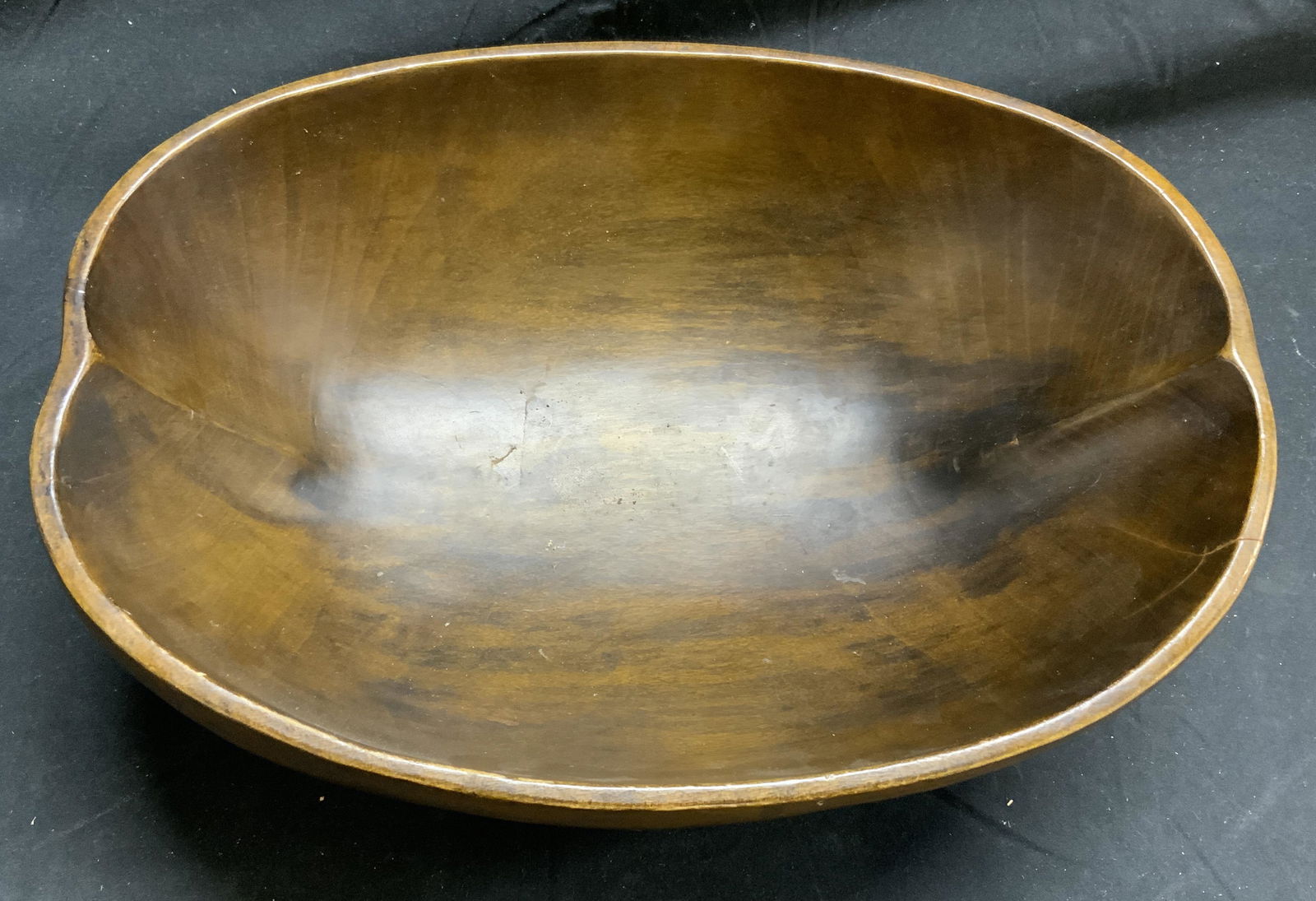 Vintage Hand Carved Wood Centerpiece Bowl (1 of 5)