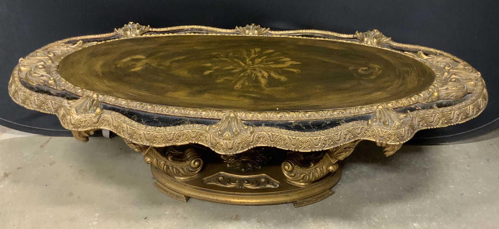 Late 20th C Hollywood Regency Coffee Table (1 of 14)