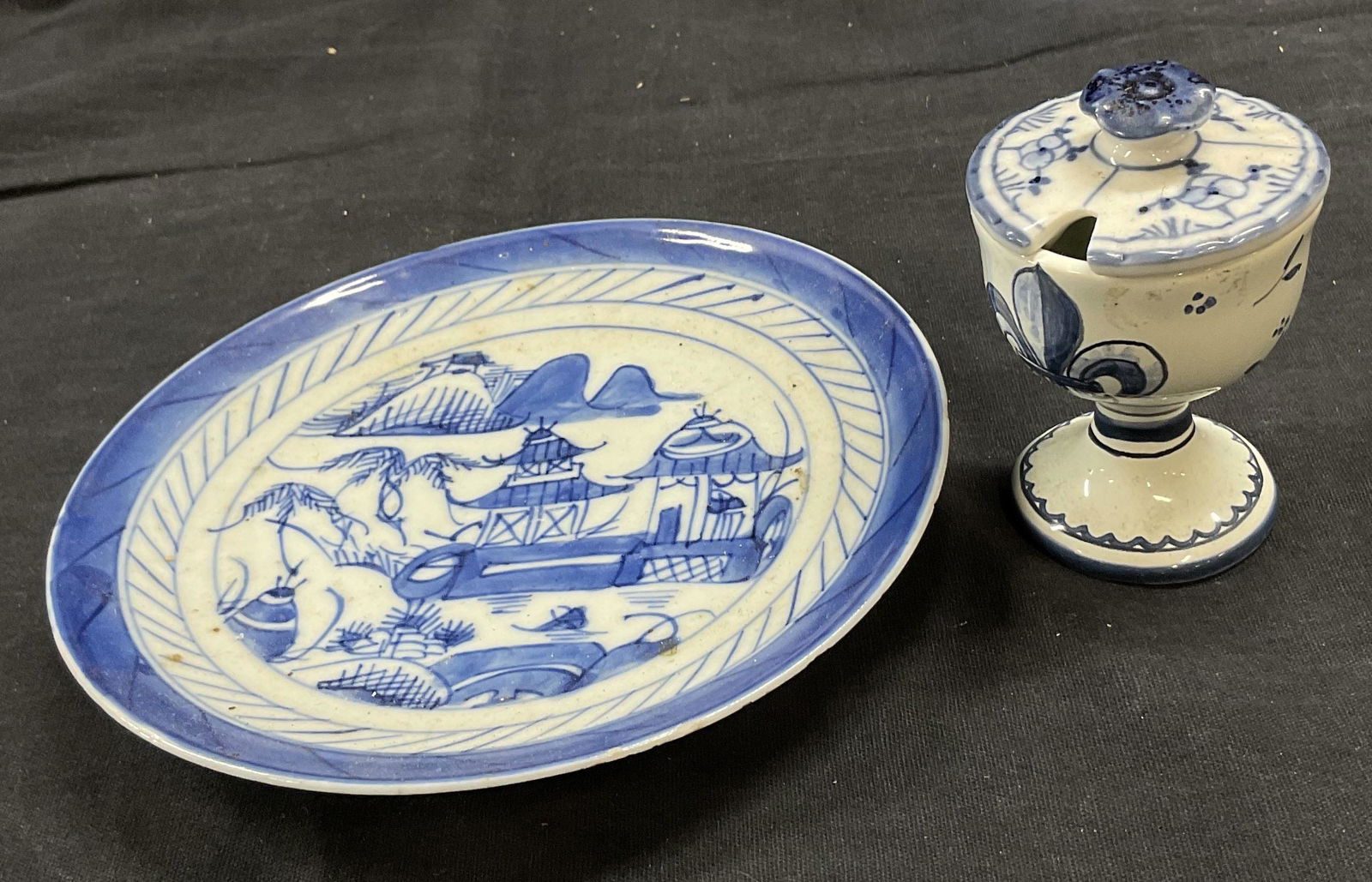 Blue & White Porcelain Tabletop Accessories (1 of 6)