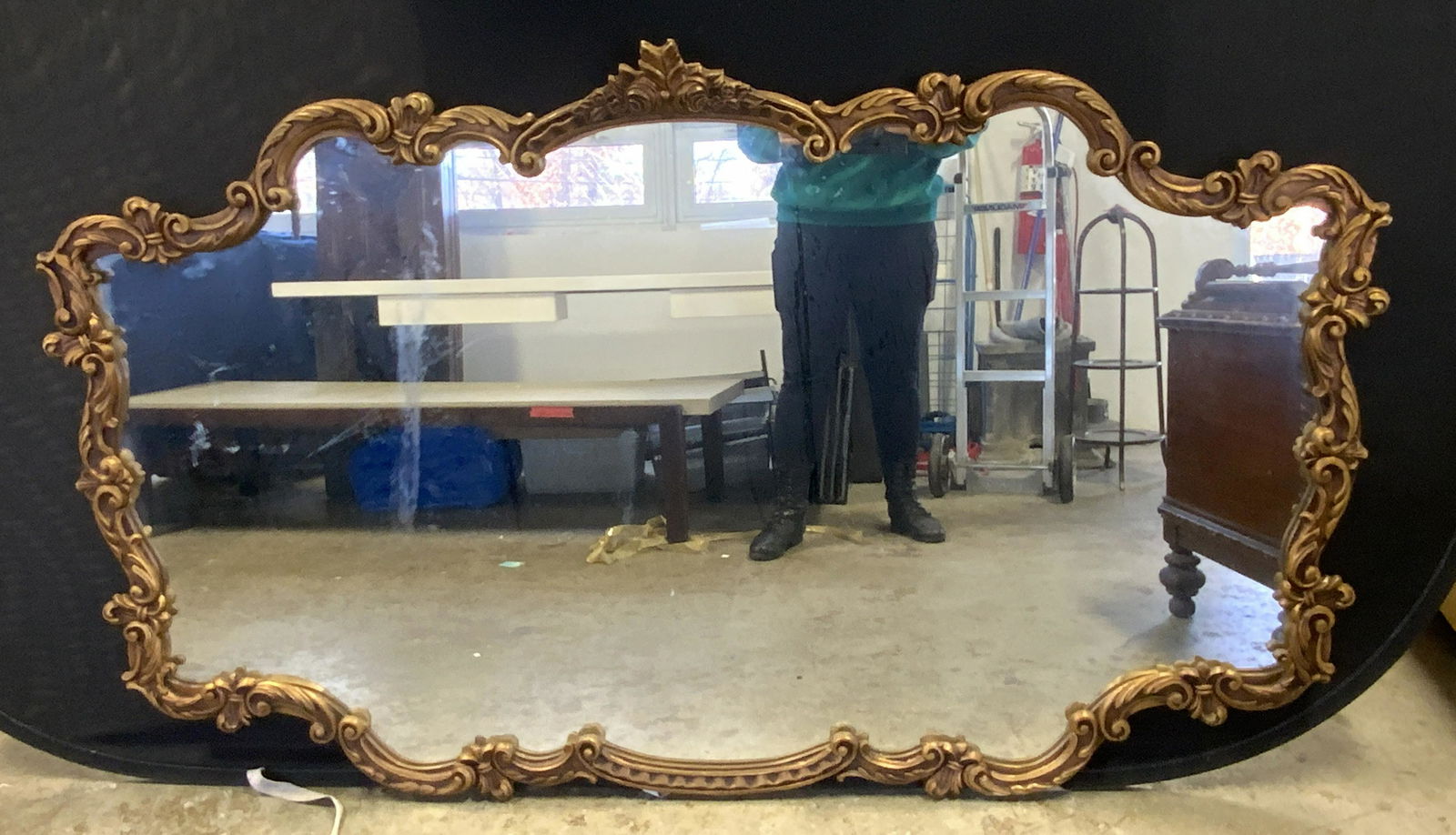 Bassett mirror company murano 61 34 wide sale 2 drawer mirrored console table