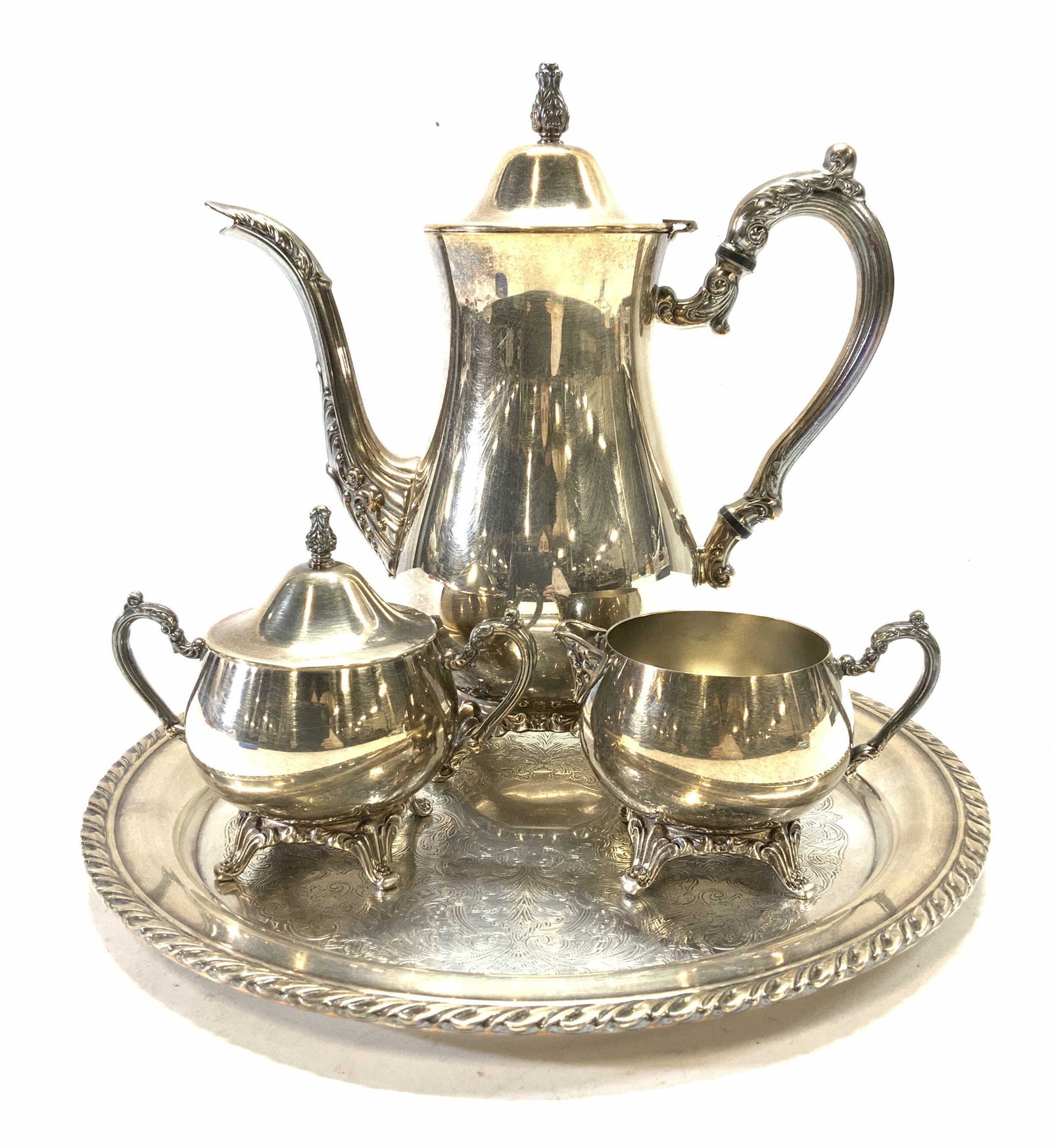 Oneida 4 Pc Silver Plate Coffee Set (1 of 6)