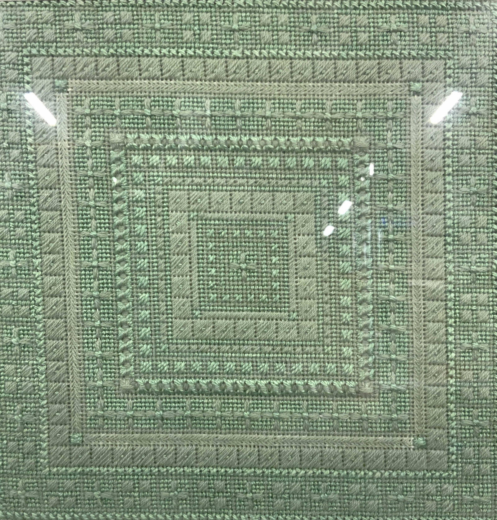 Vintage Framed cross Stitch Pattern Square (1 of 8)