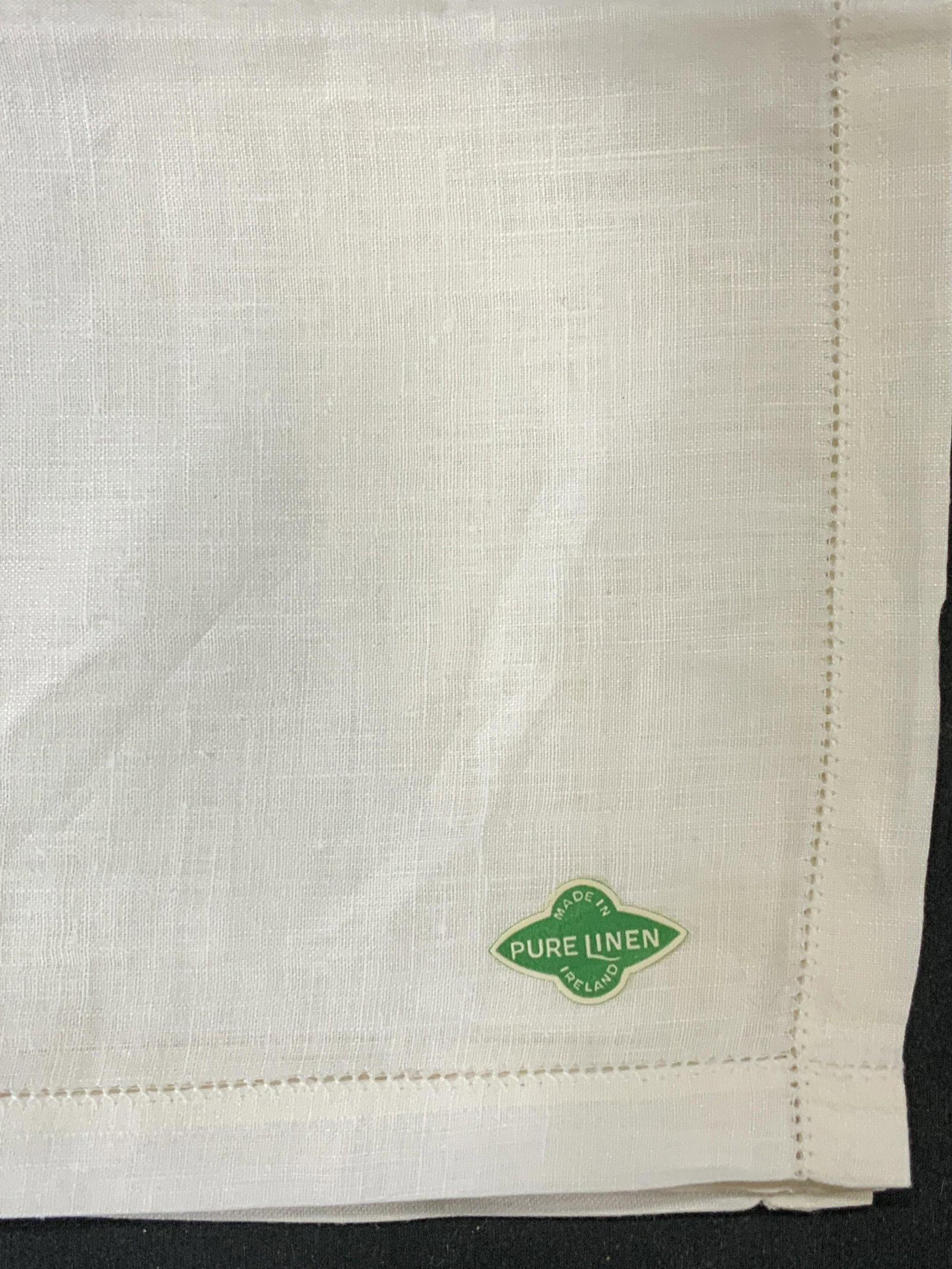 Set 6 Vintage Irish Linen White Table Linens (1 of 6)