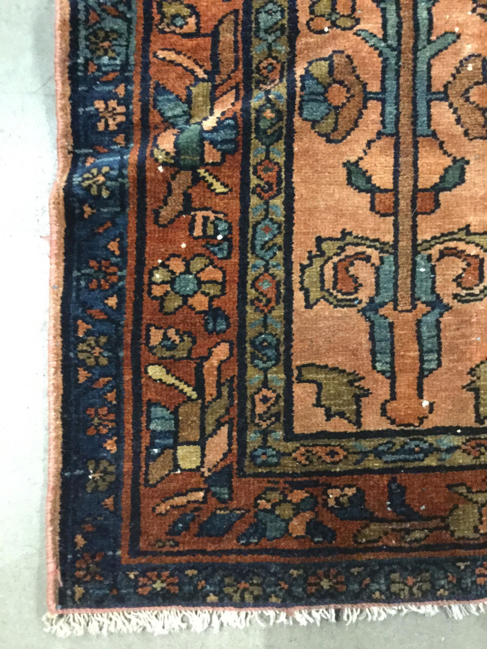 Antique Persian Handmade Wool Rug (1 of 9)