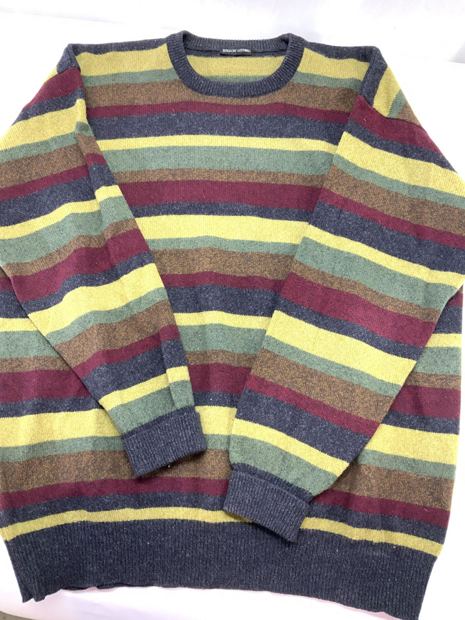 Bergdorf Goodman Striped Wool Sweater, Italy (1 of 5)