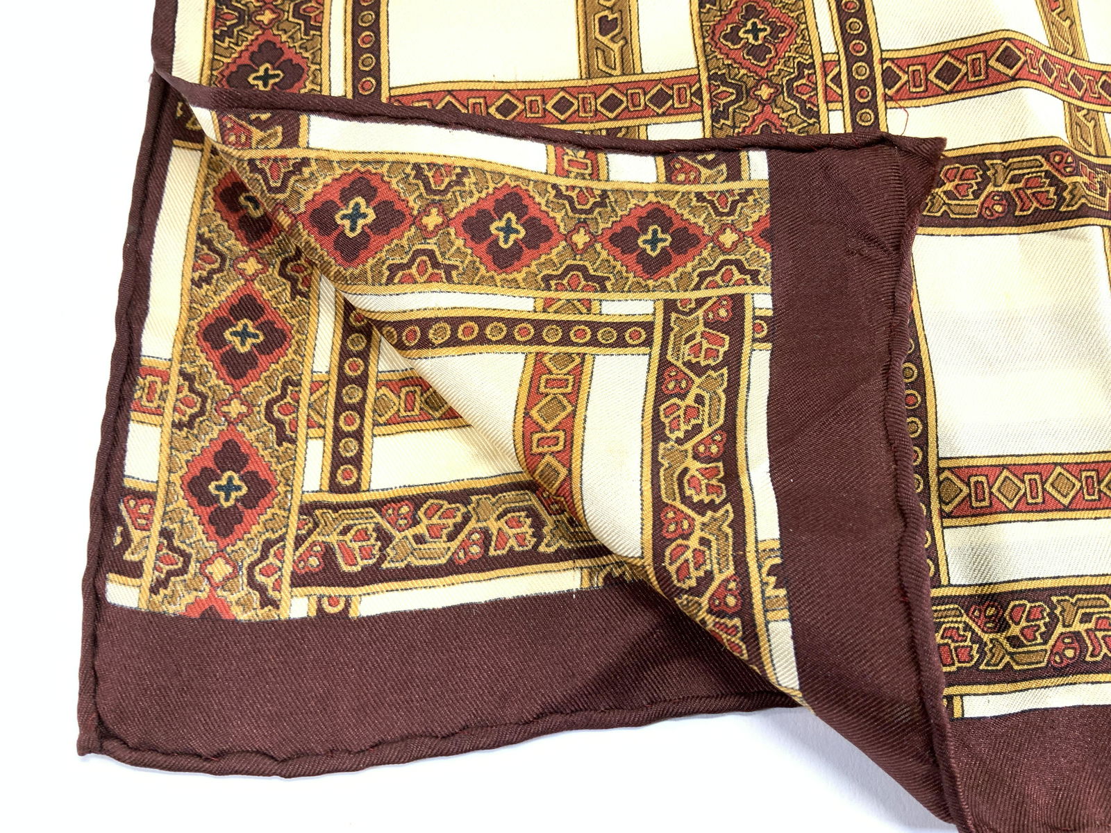 ECHO Florentine Style Silk Rectangular Scarf (1 of 5)