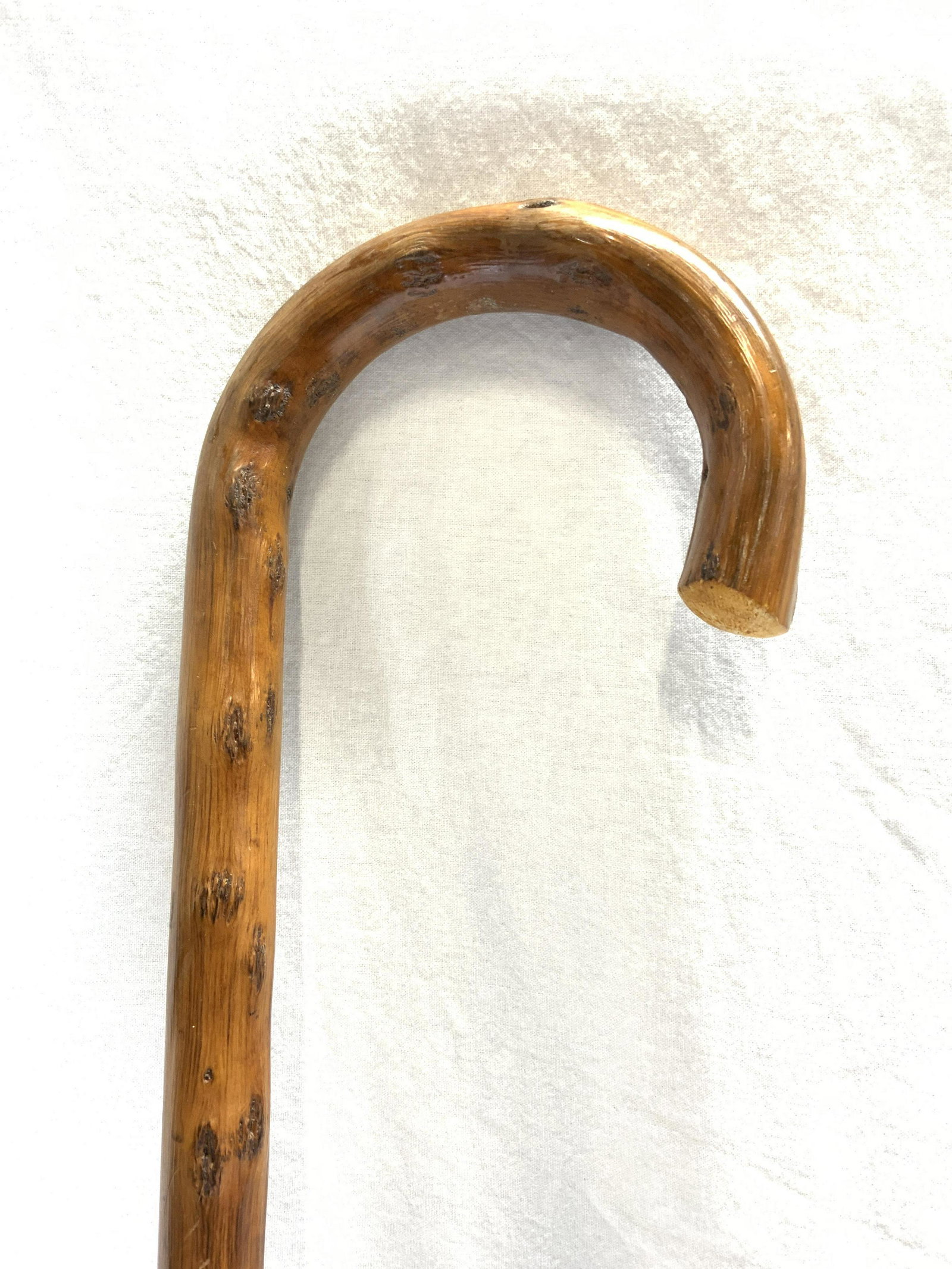 Vintage Wooden Cane W Rubber End (1 of 5)