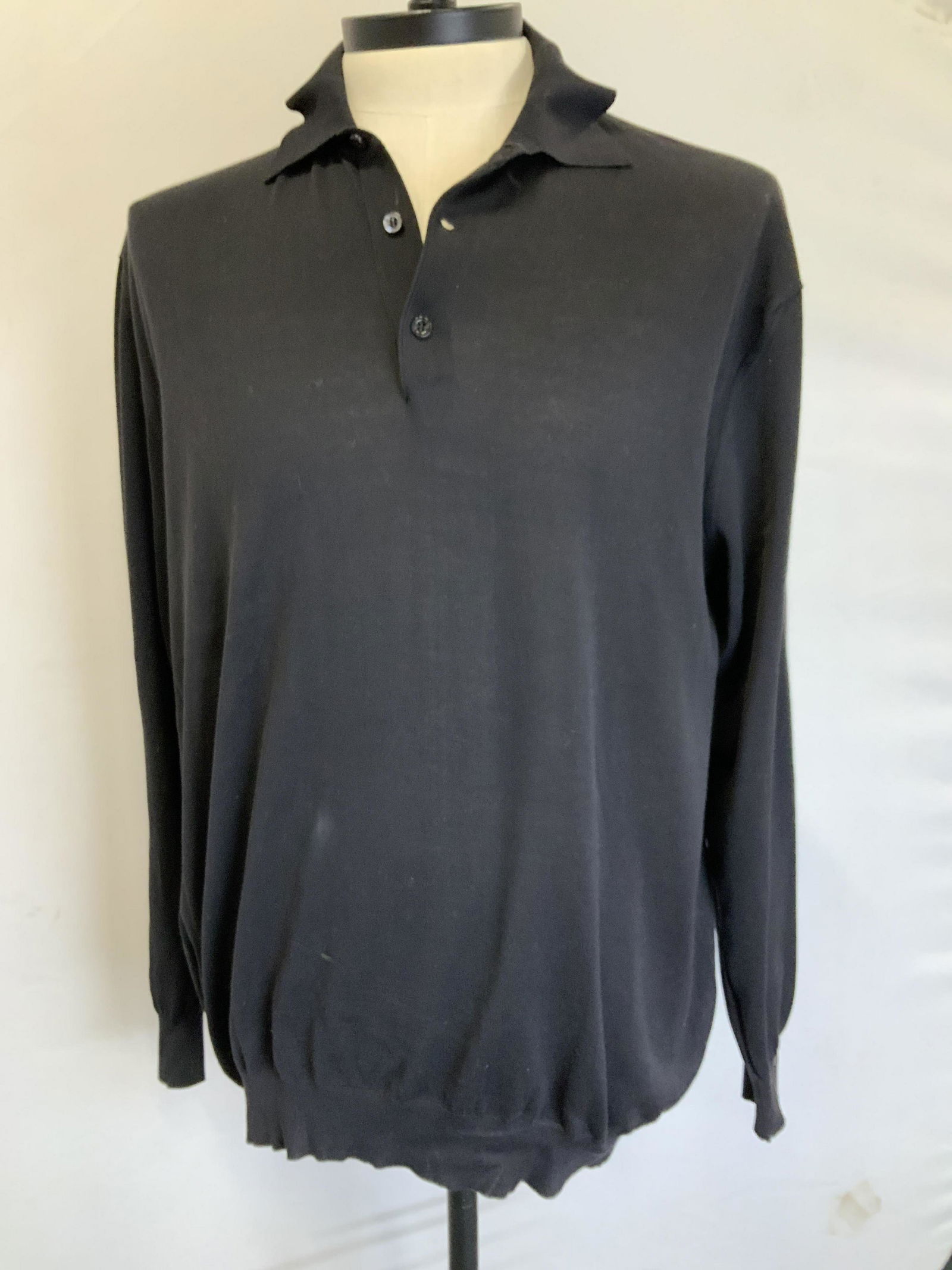 Davide Censi Cotton Long Sleeve Shirt, Italy (1 of 5)