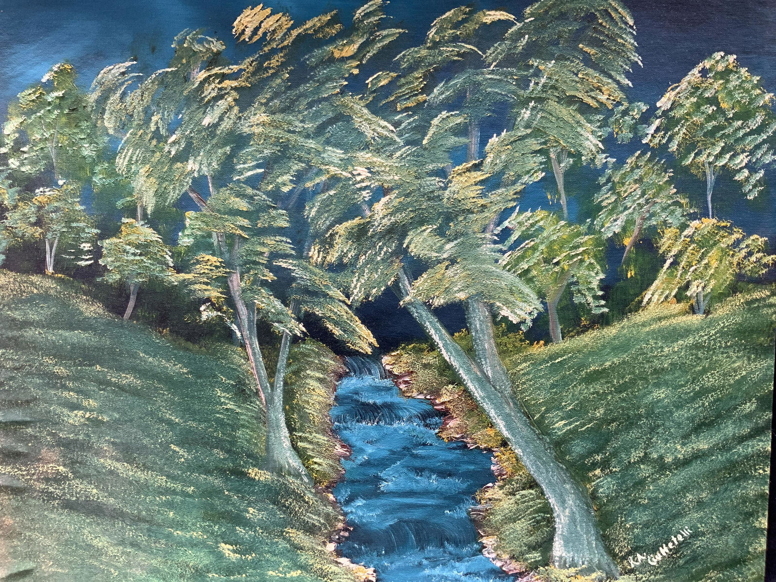 RA.Ciuffetelli Signed Paint & Pastel Landscape (1 of 8)