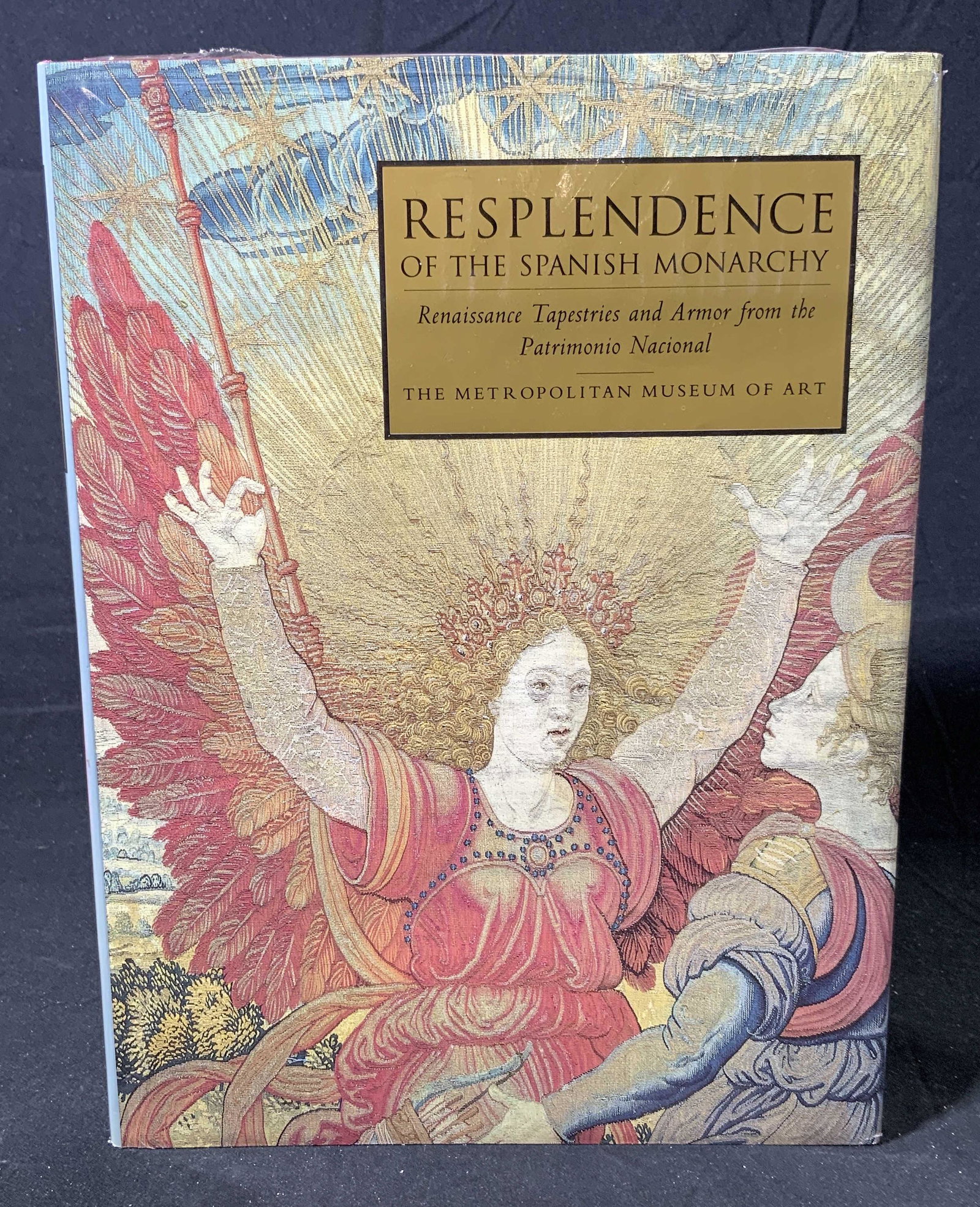Resplendence Spanish Monarchy, Met Museum NIP: New in packaging hardcover copy of Resplendence of the Spanish Monarchy: Renaissance Tapestries and Armor from the Patrimonio National. Published by The Metropolitan Museum of Art, 1991. Measures appr