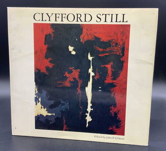 CLYFFORD STILL MMA Coffee Table Art Book: CLYFFORD STILL, edited by John P. ONeill. Metropolitan Museum of Art, Distributed by Harry N. Abrams Inc. Copyright 1979. Some wear to the book cover. Measures approx 11L x 11.75W in. Books, art book,