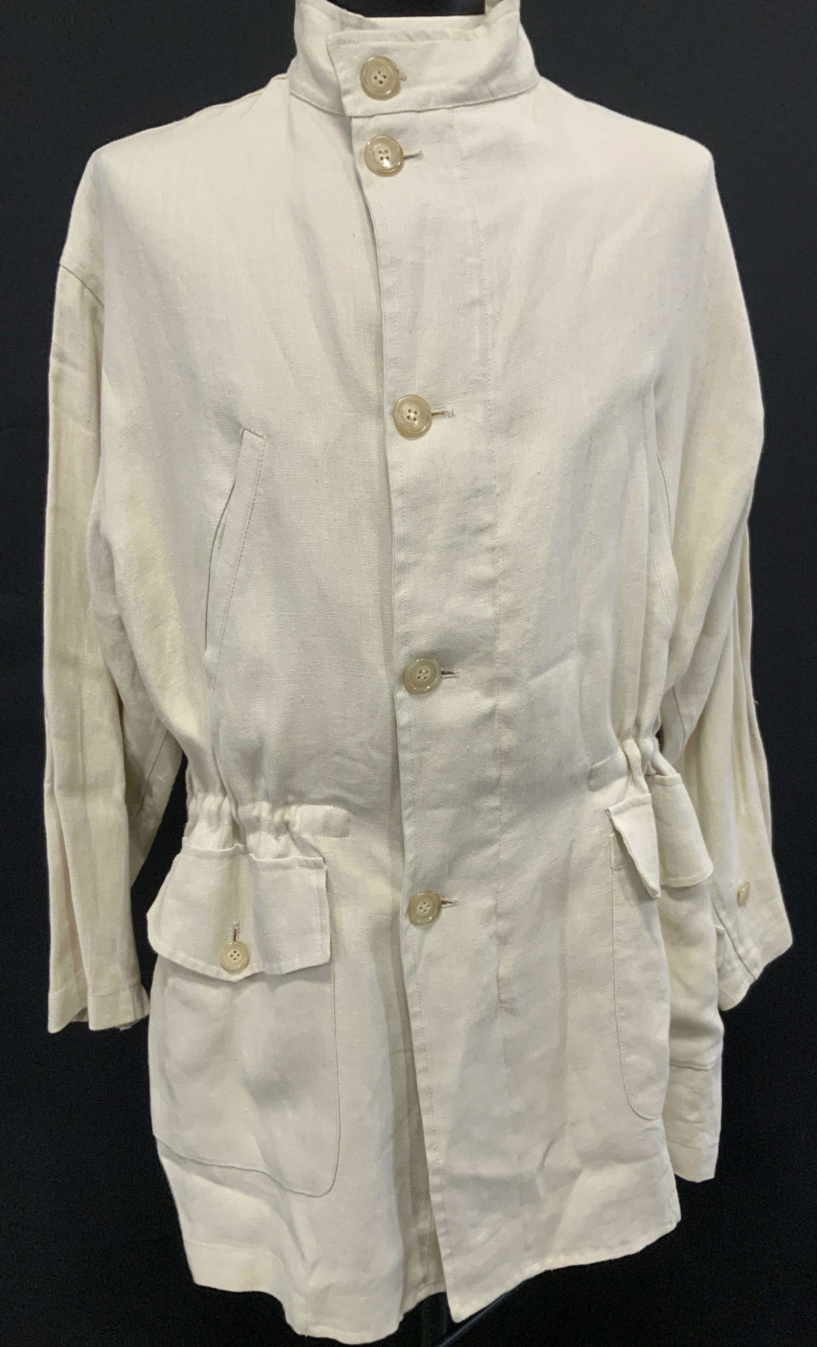 FENDI Mens Tan Linen Jacket Italy (1 of 8)