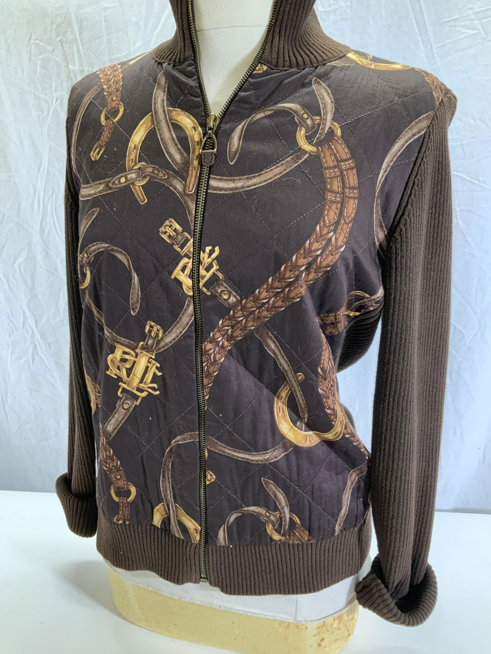 Ralph Lauren Horseshoe Motif Cotton Cardigan (1 of 5)